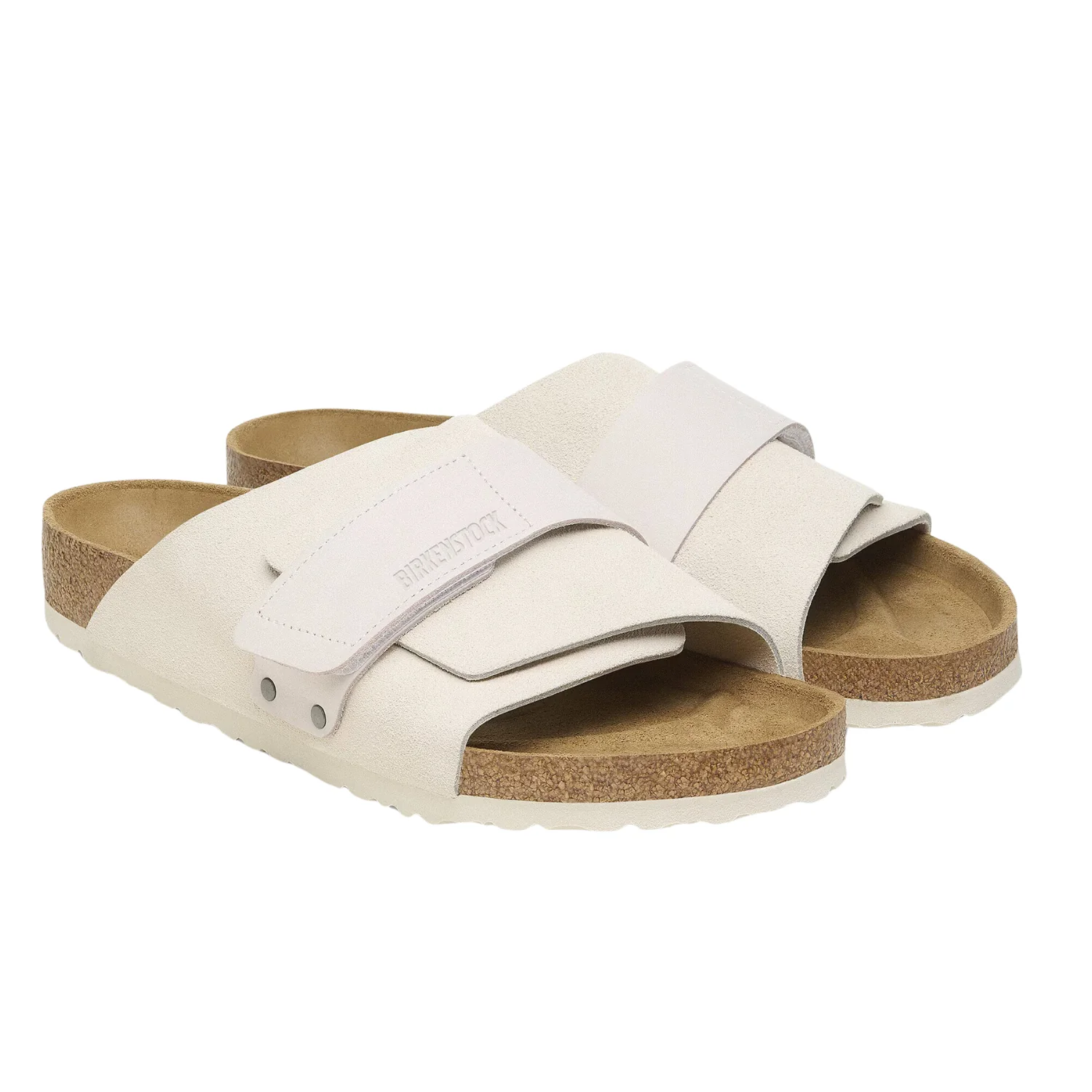 Kyoto Nubuck-Suede Leather - Antique White - Image 2