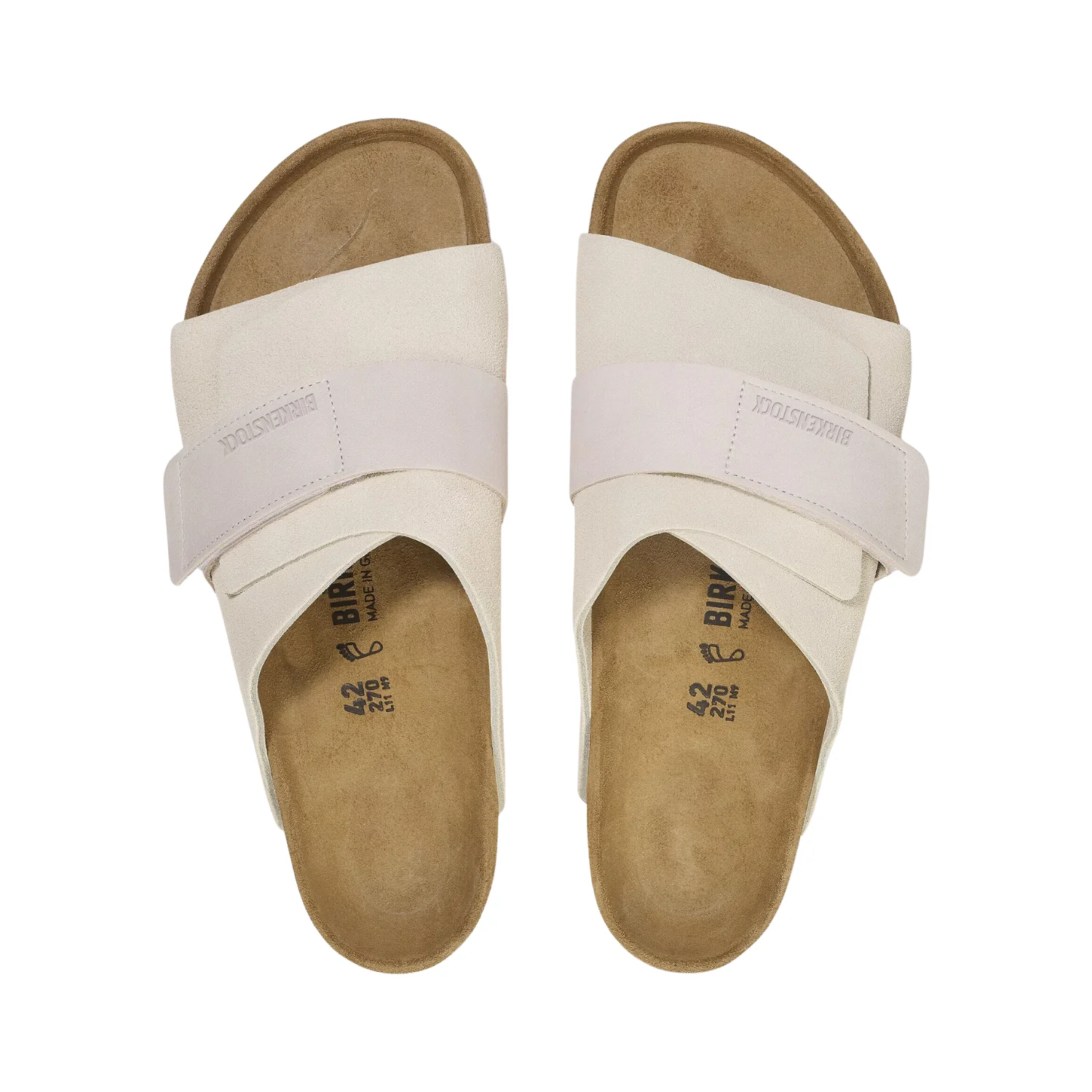 Kyoto Nubuck-Suede Leather - Antique White - Image 4