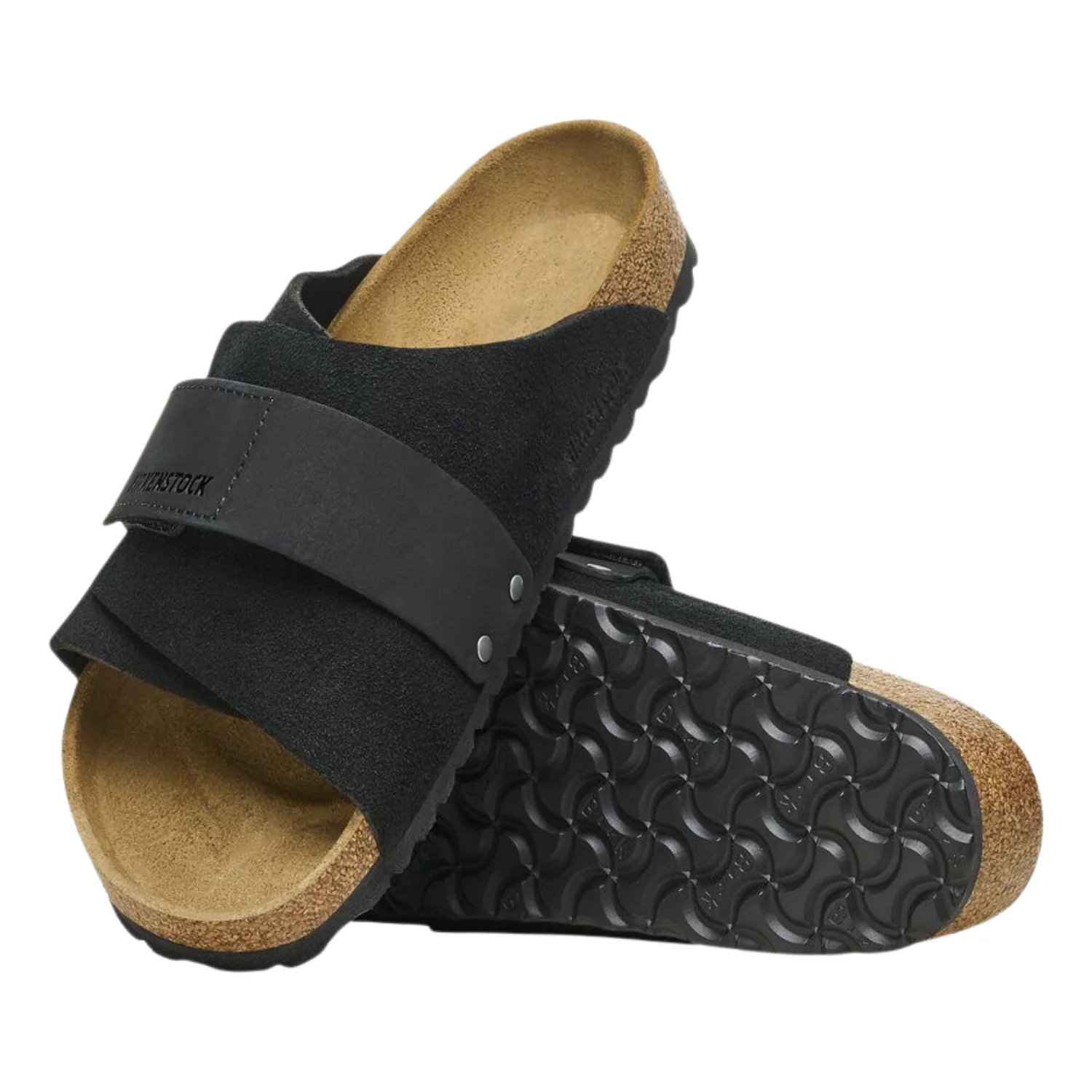 Kyoto Nubuck-Suede Leather - Black - Image 3