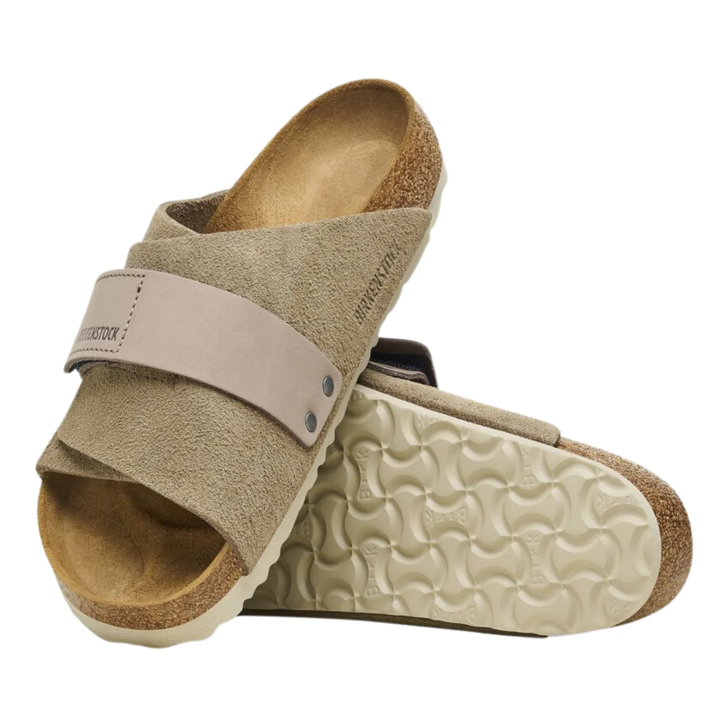 Kyoto Nubuck-Suede Leather - Taupe - Image 3