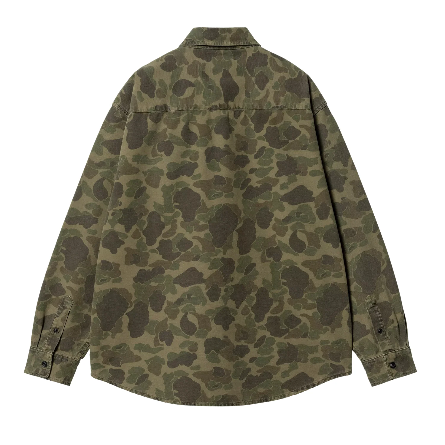 L/S Duck Shirt - Camo Duck, Green/Office Green - Image 2