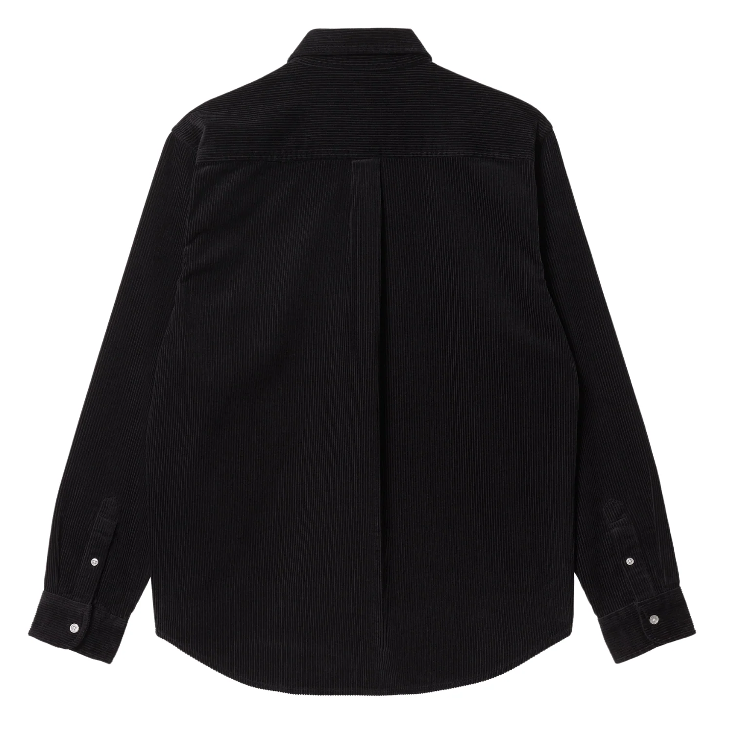 L/S Madison Fine Cord Shirt - Black/White - Image 2