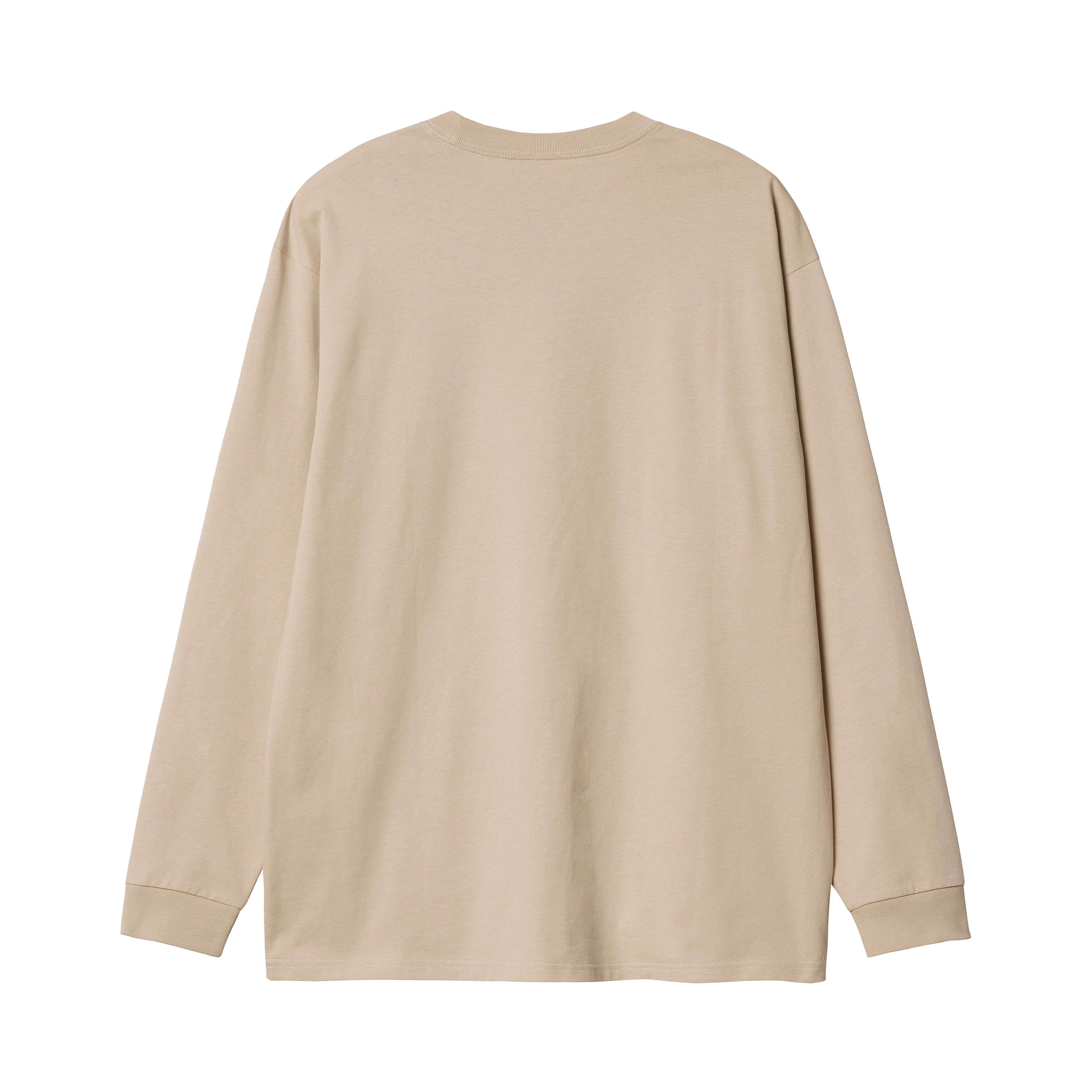 L/S Script Embroidery T-Shirt Wall/white - Image 2