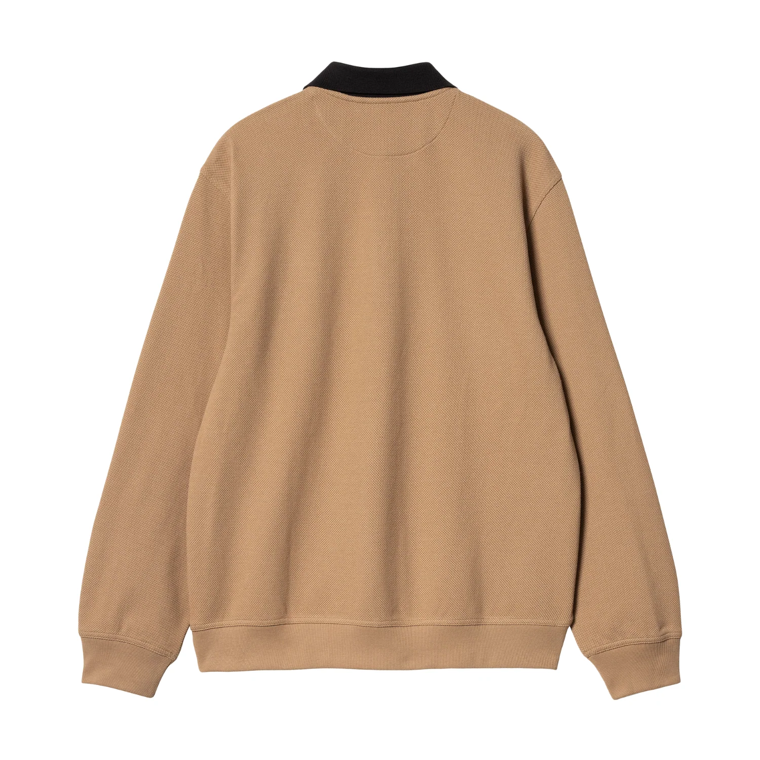 L/S Vance Rugby Shirt - Peanut/Black - Image 2