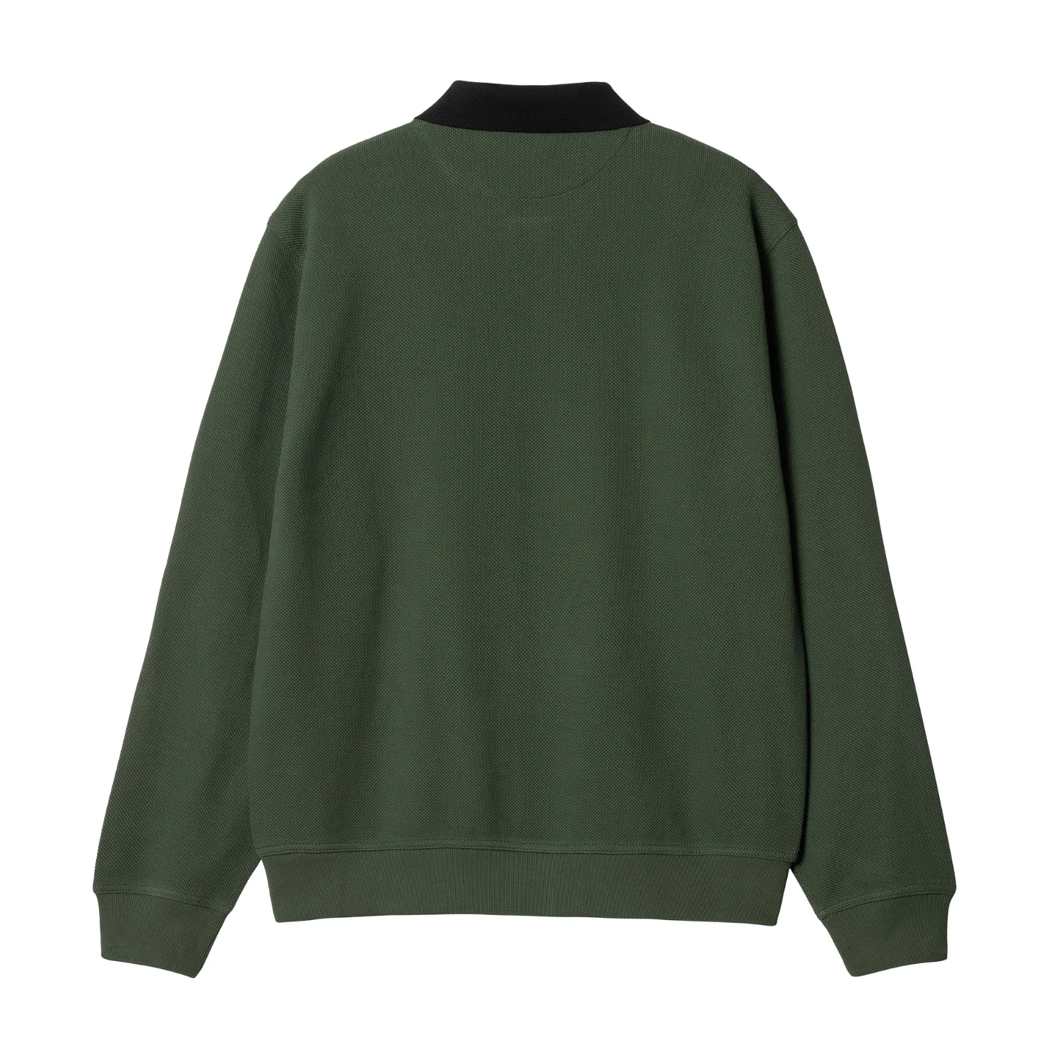 L/S Vance Rugby Shirt - Sycamore Tree/Black - Image 2