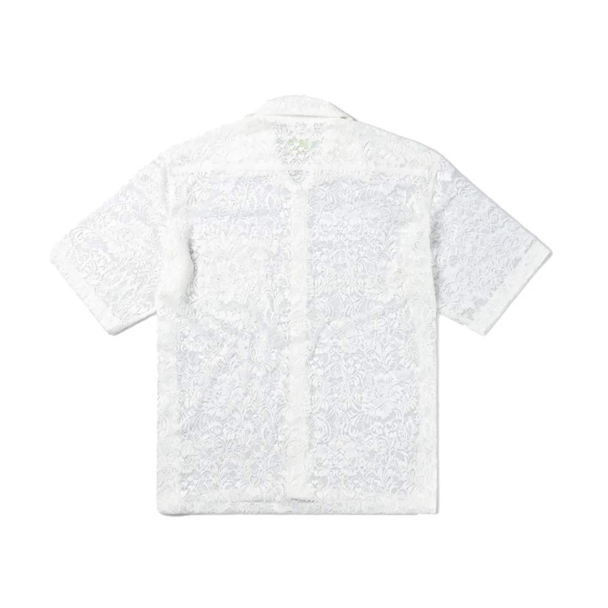 Lace Hawaiian Shirt White - Image 2