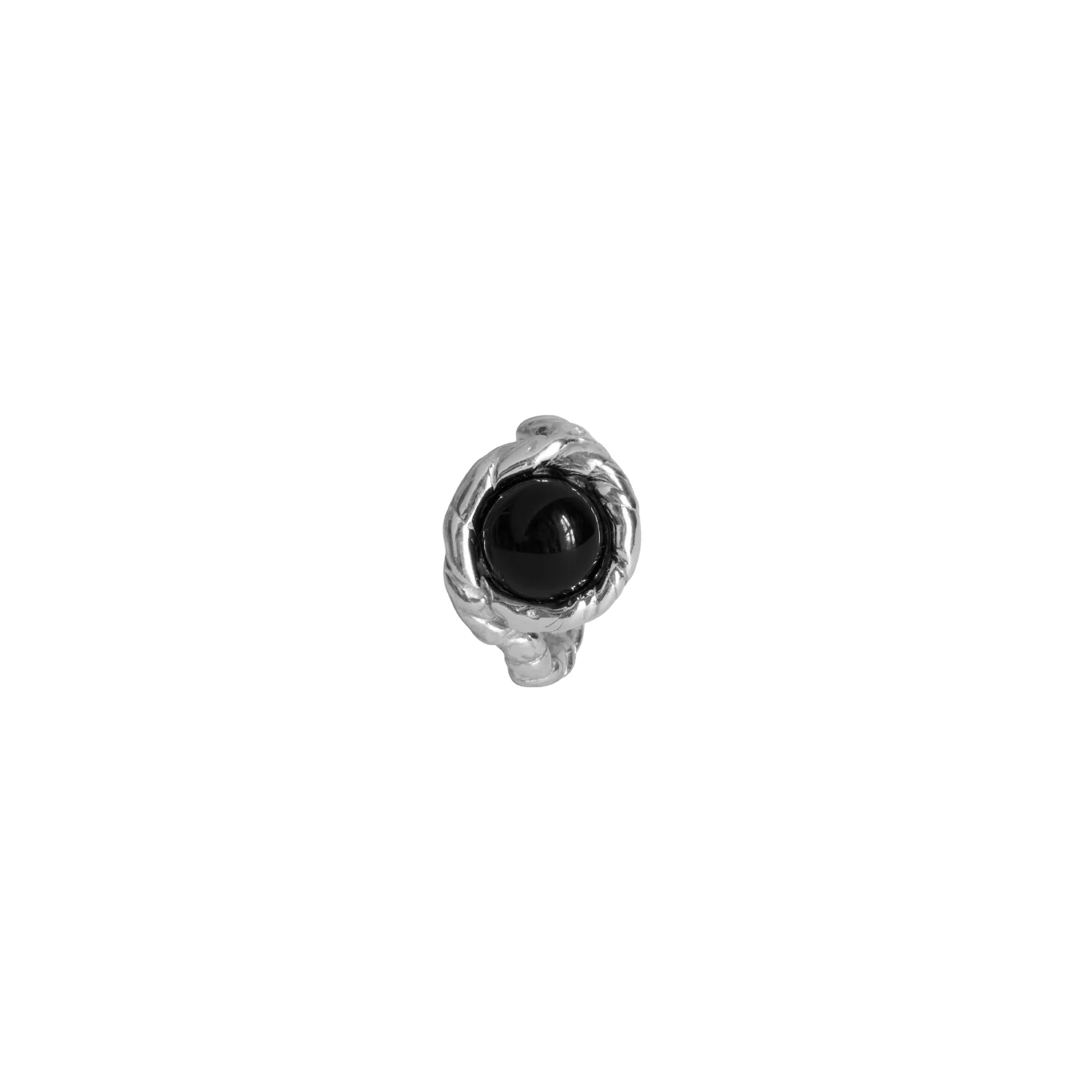 Lago Ring - Silver/Onyx Stone - Image 3