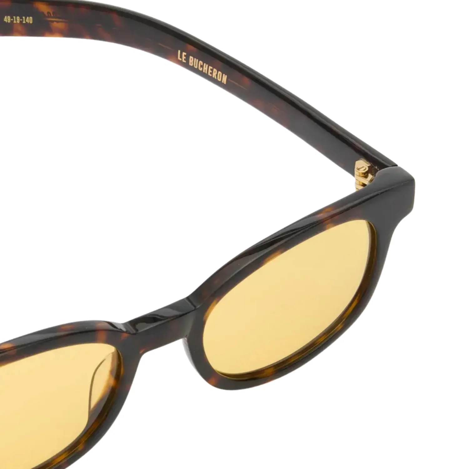 LE BUCHERON - Dark Tortoise / Solid Yellow Lens - Image 3