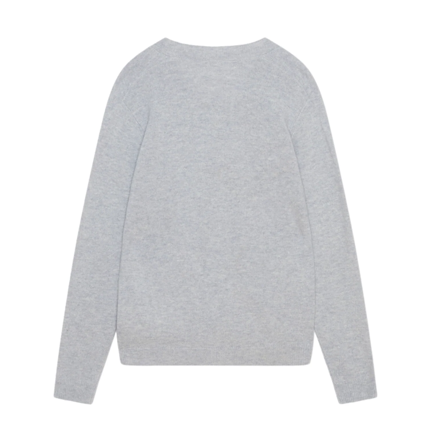 Leo Lambswool Cardigan - Grey - Image 2