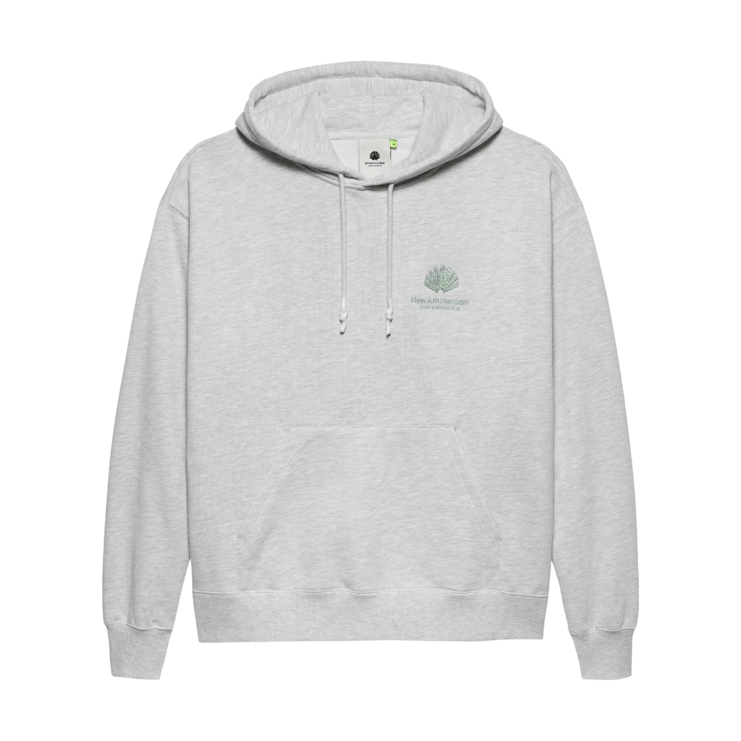 Logo Hoodie - Ash/Teal - Image 2