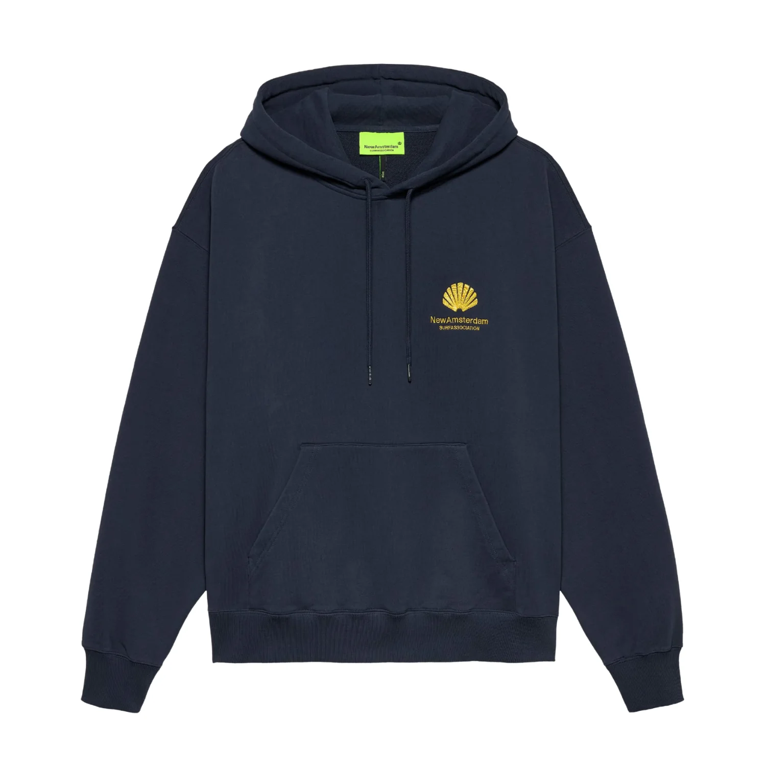 Logo Hoodie - Navy Blazer/Sun Yellow - Image 2