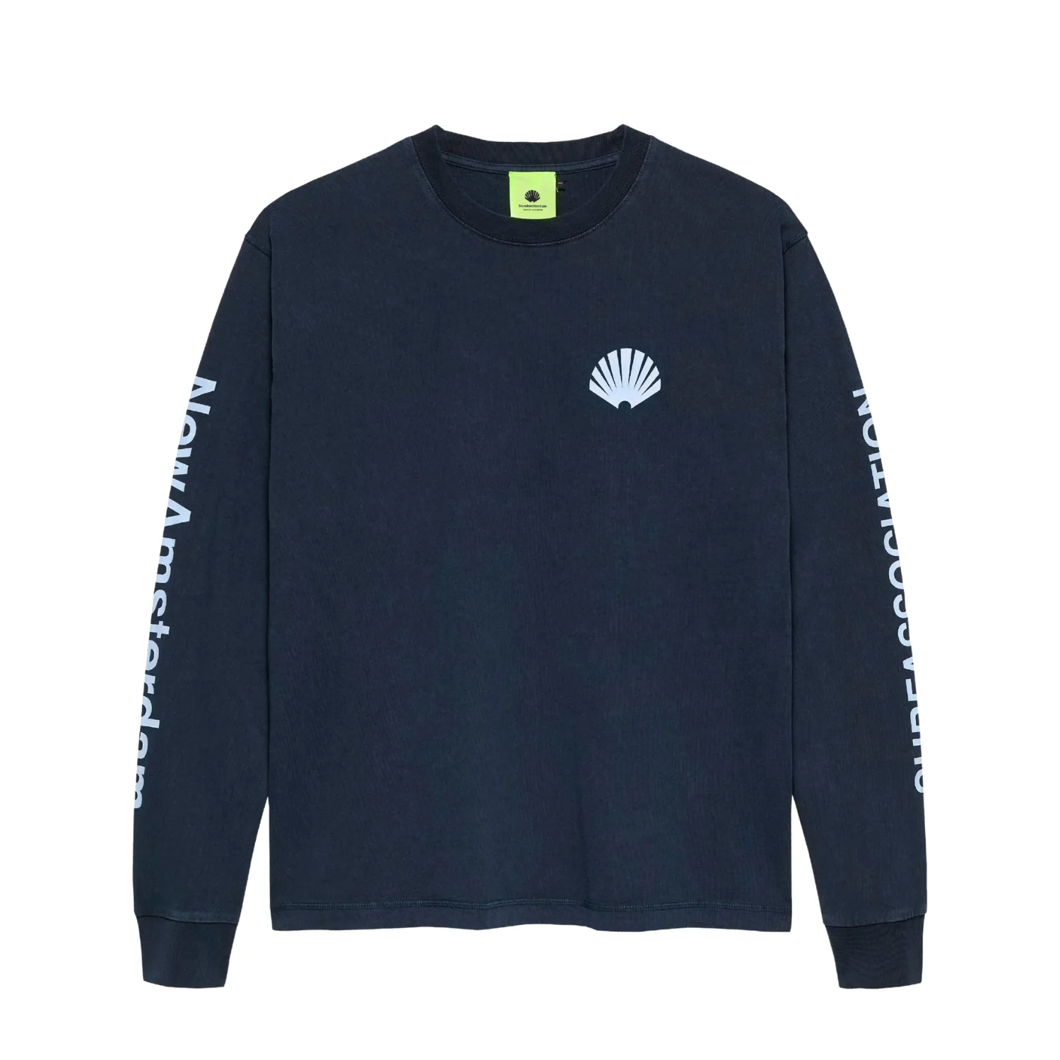 Logo Longsleeve - Navy/Denim Blue - Image 2
