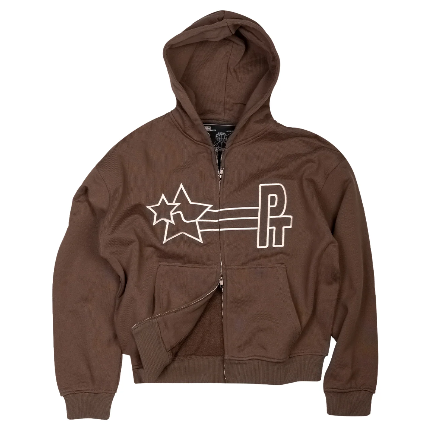Logo Sweat Hooded - Brown - Image 3