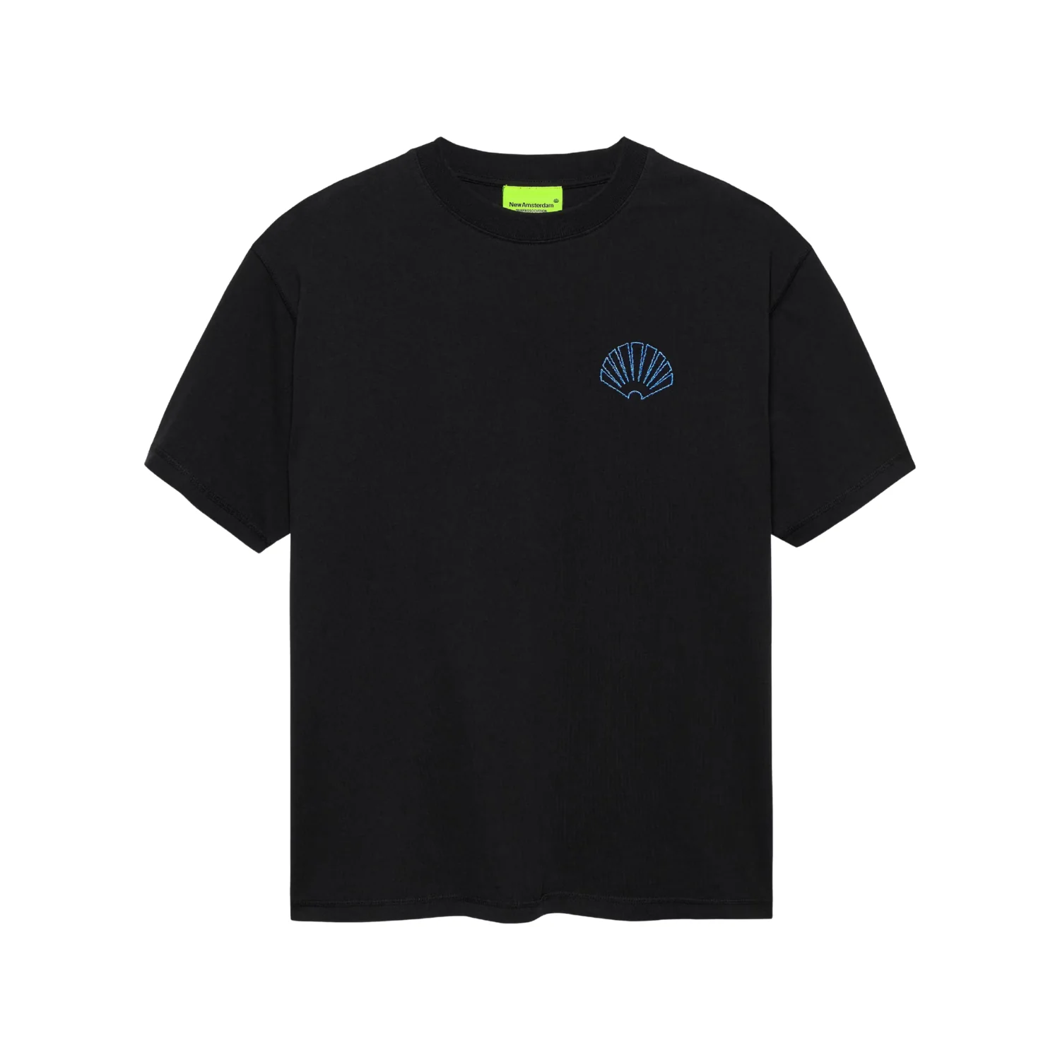 Logo Tee - Black/Acid Blue - Image 2