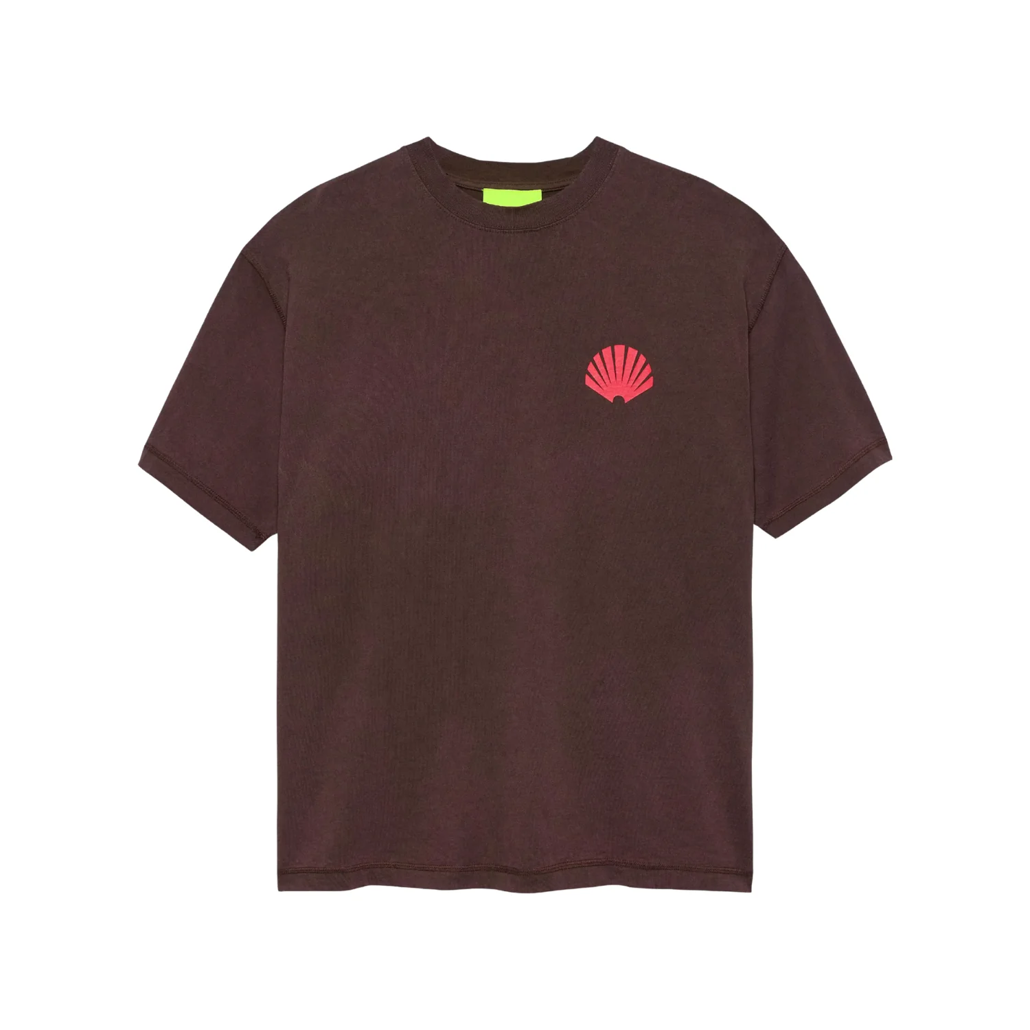 Logo Tee - Walnut/Deep Red - Image 2