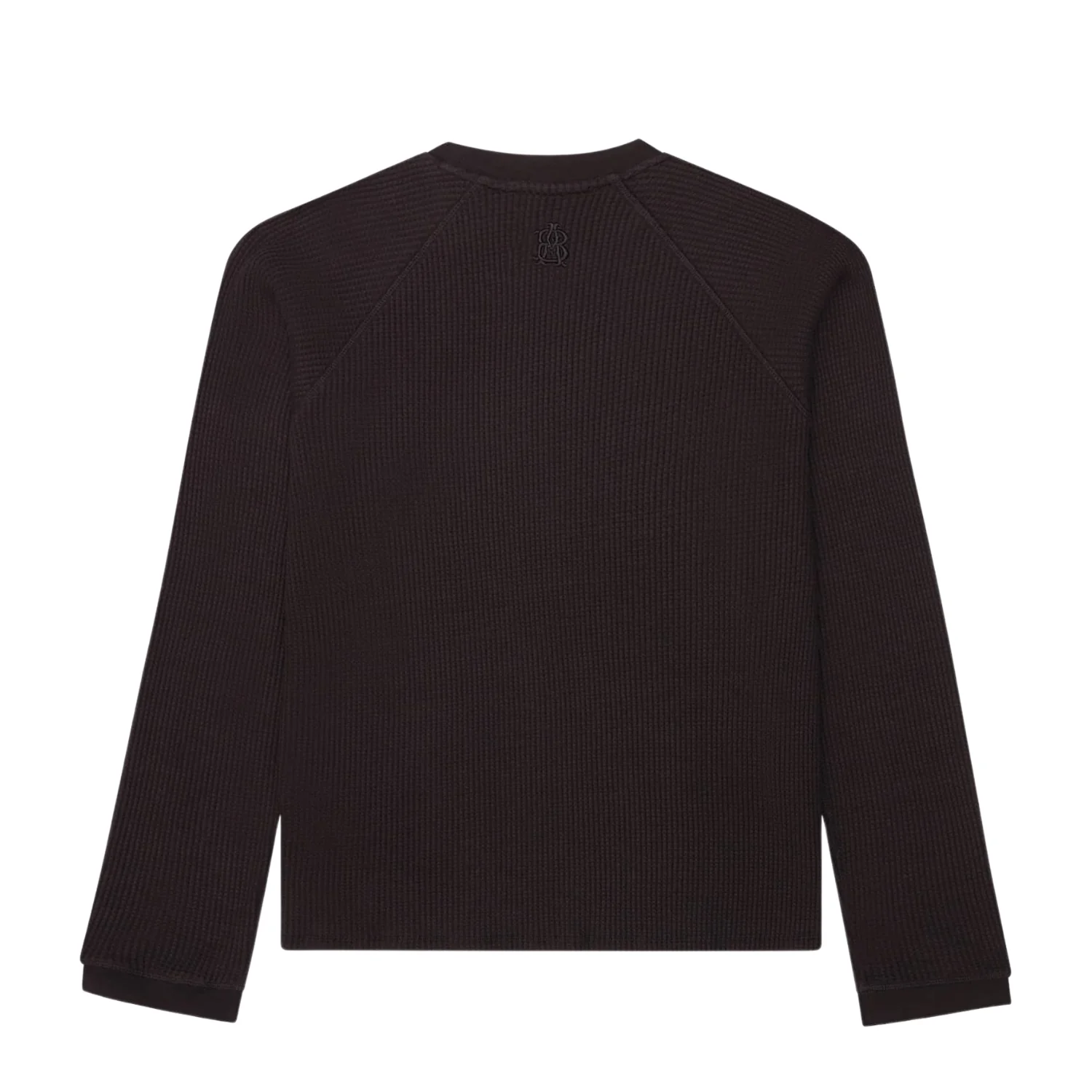 Long Sleeve Waffle - Black - Image 2