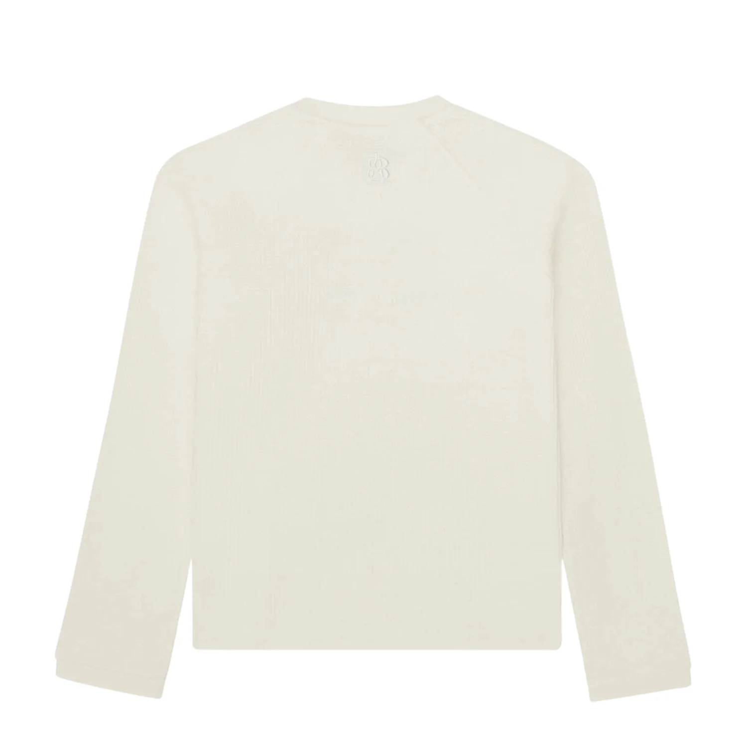 Long Sleeve Waffle - Oat - Image 2