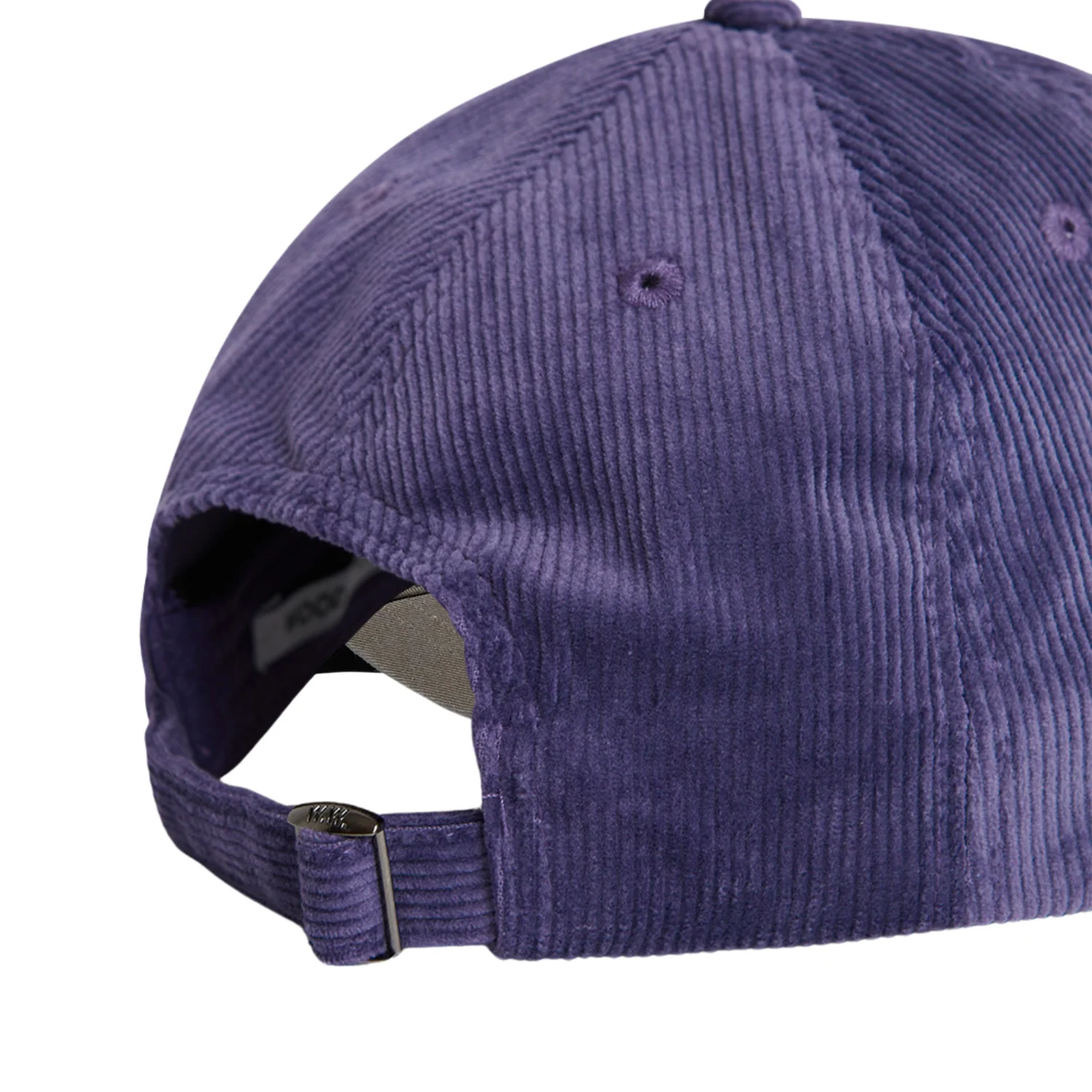 Low Profile Corduroy Cap Dark Purple - Image 3