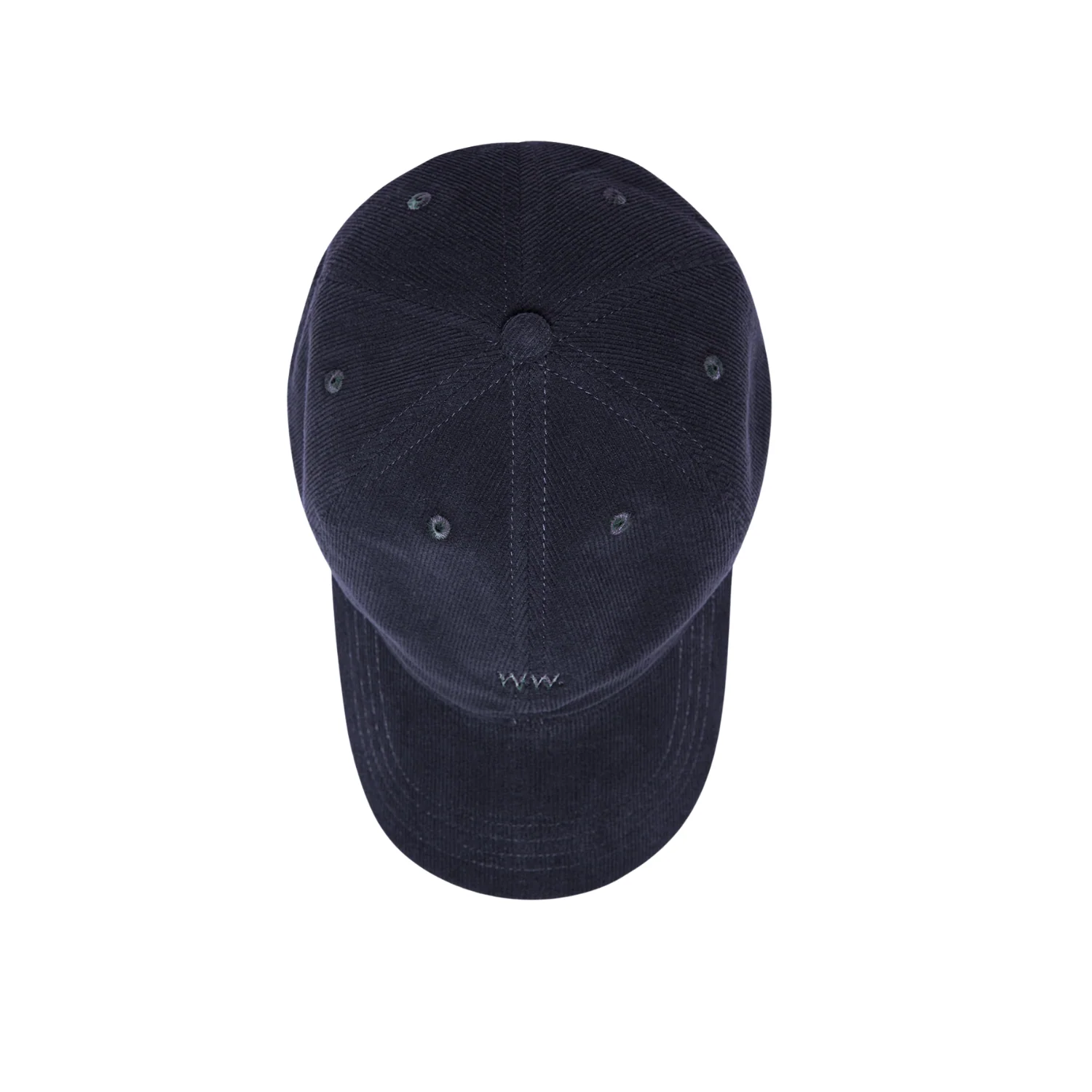 Low Profile Corduroy Cap Navy - Image 3