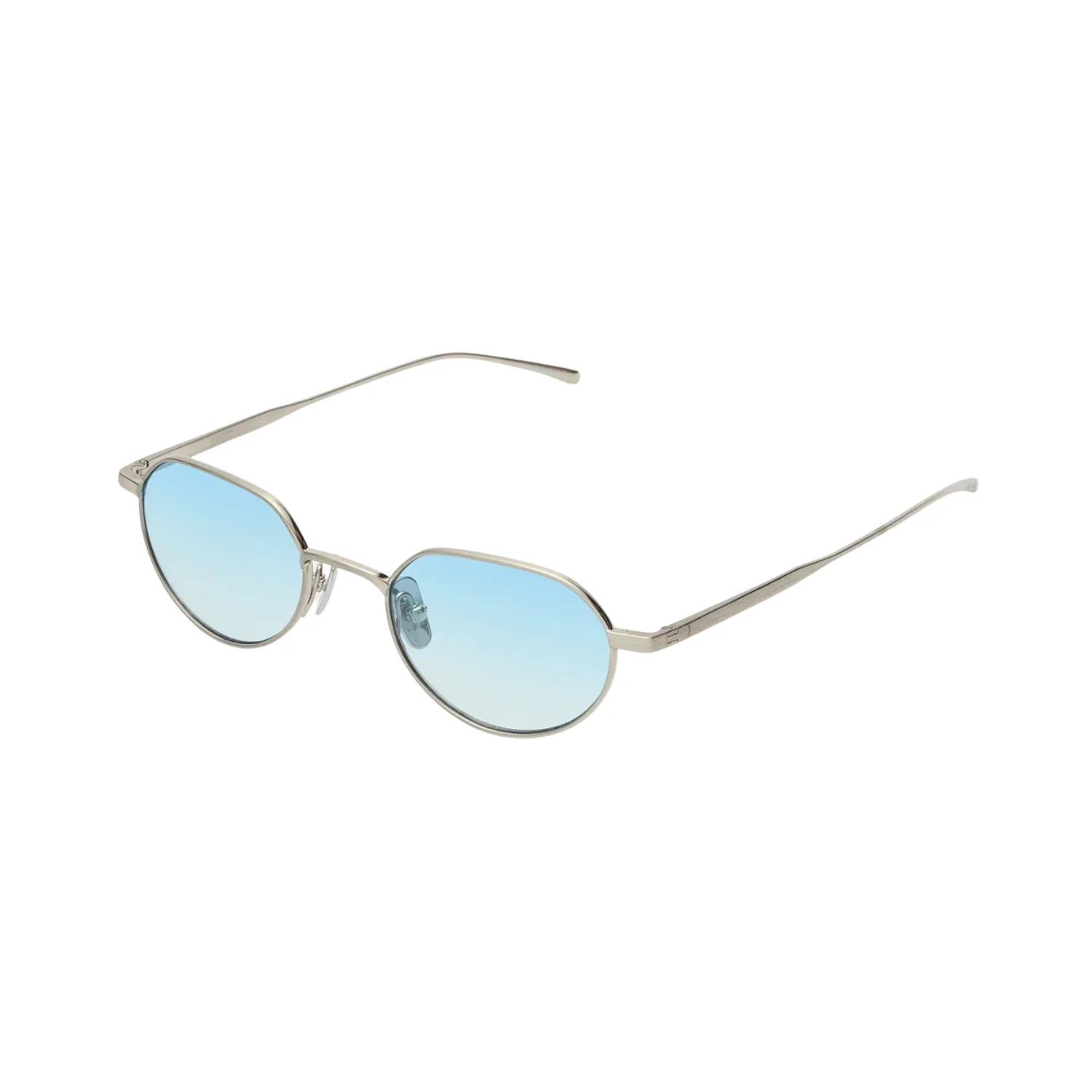 LUCIEN - Brushed Silver/Light Blue Lens - Image 2