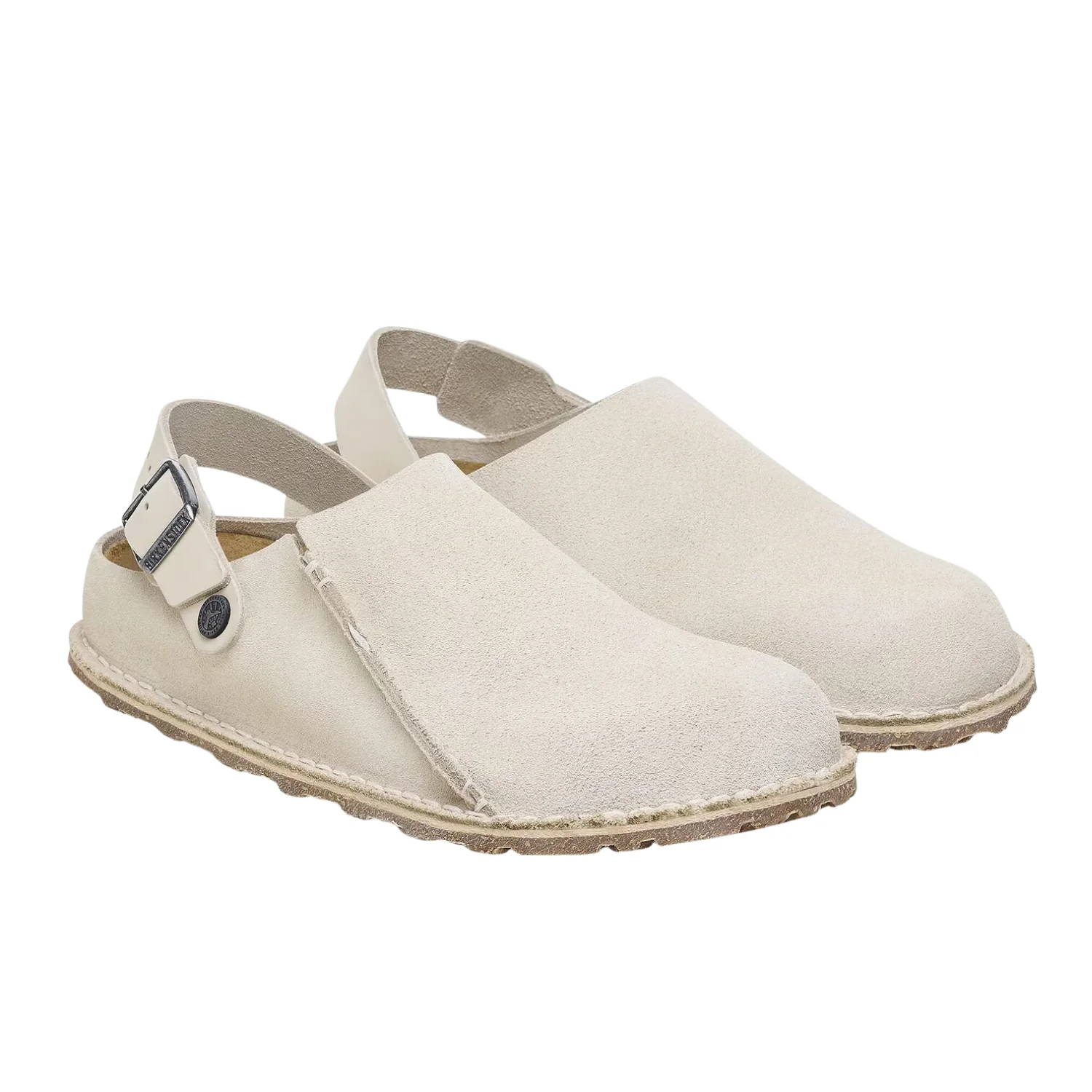 Lutry Premium Suede Leather - Eggshell - Image 2