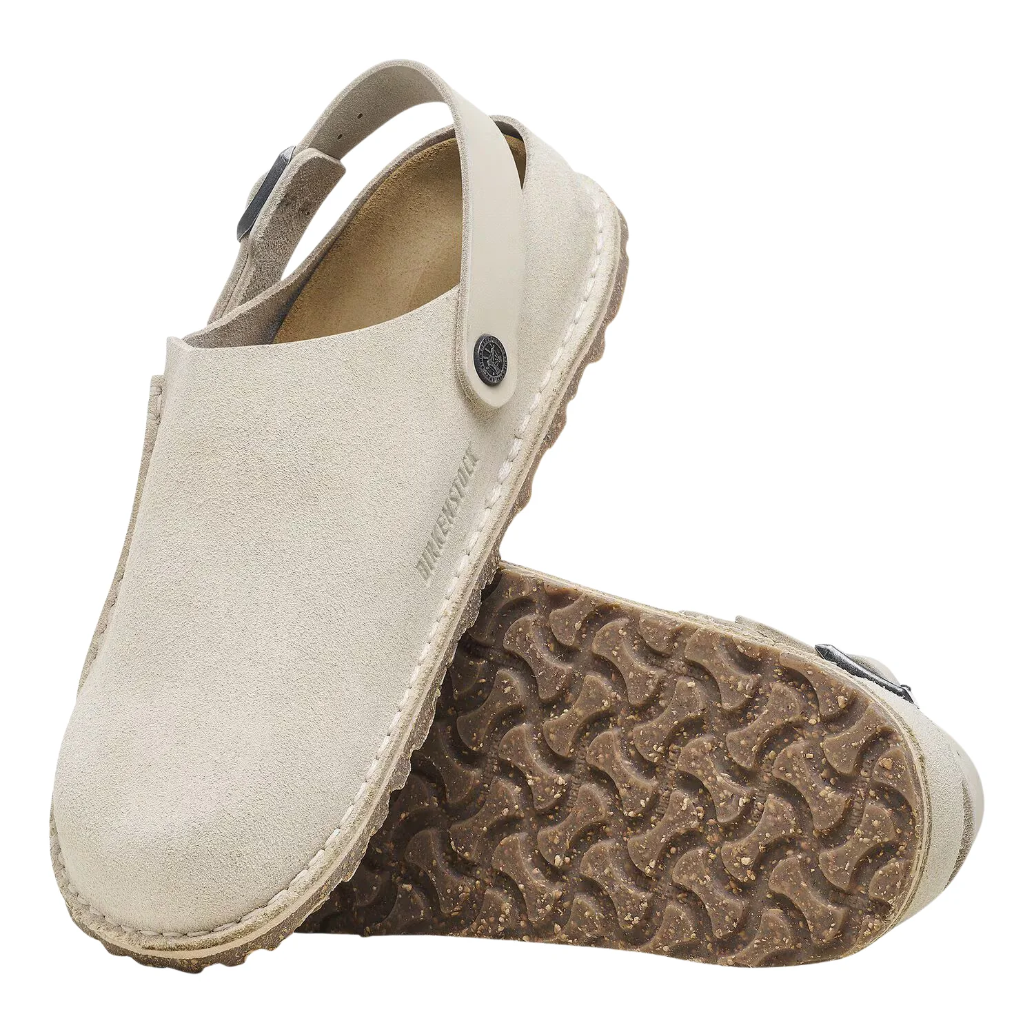 Lutry Premium Suede Leather - Eggshell - Image 3