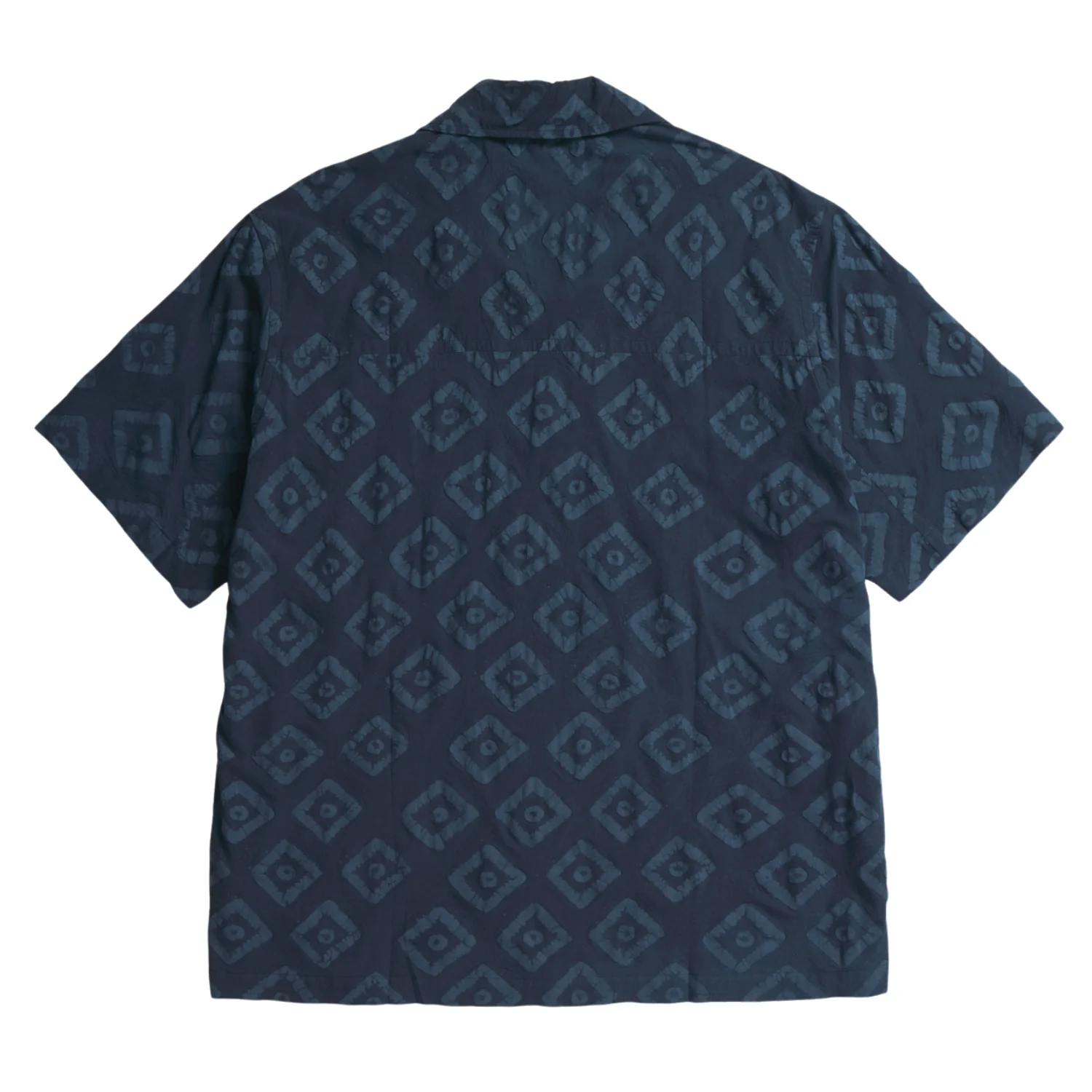 Mads Batik SS Shirt - Dark Navy - Image 2