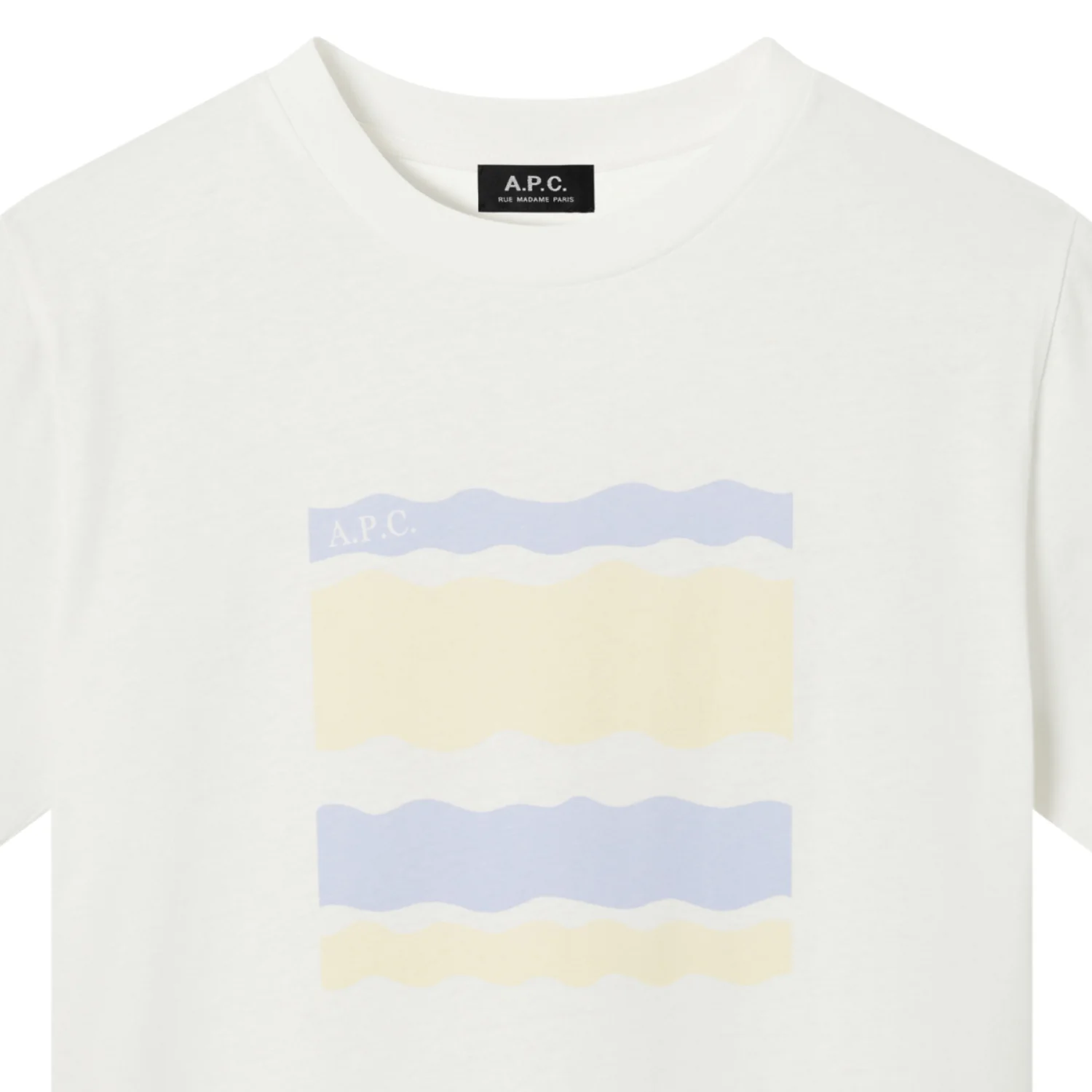 Malone T-Shirt - White/Yellow - Image 2