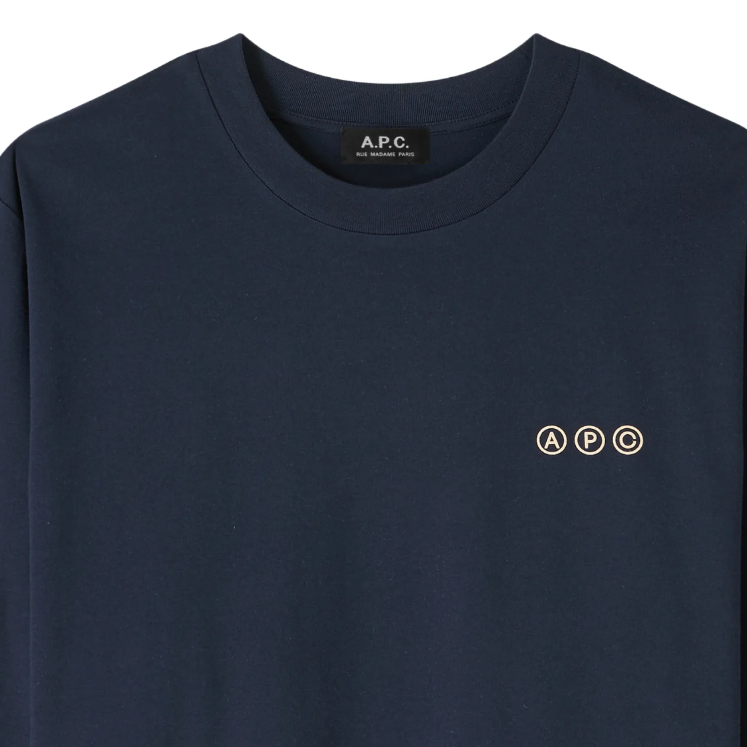 Manche Longue Adresse T-Shirt - Dark Navy - Image 2