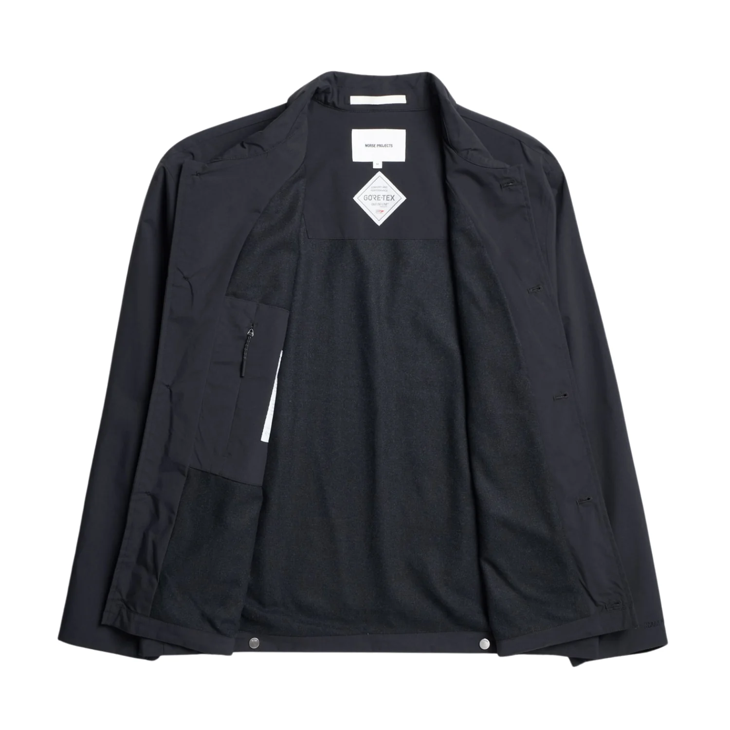 Marcus Windstopper Overshirt - Black - Image 2