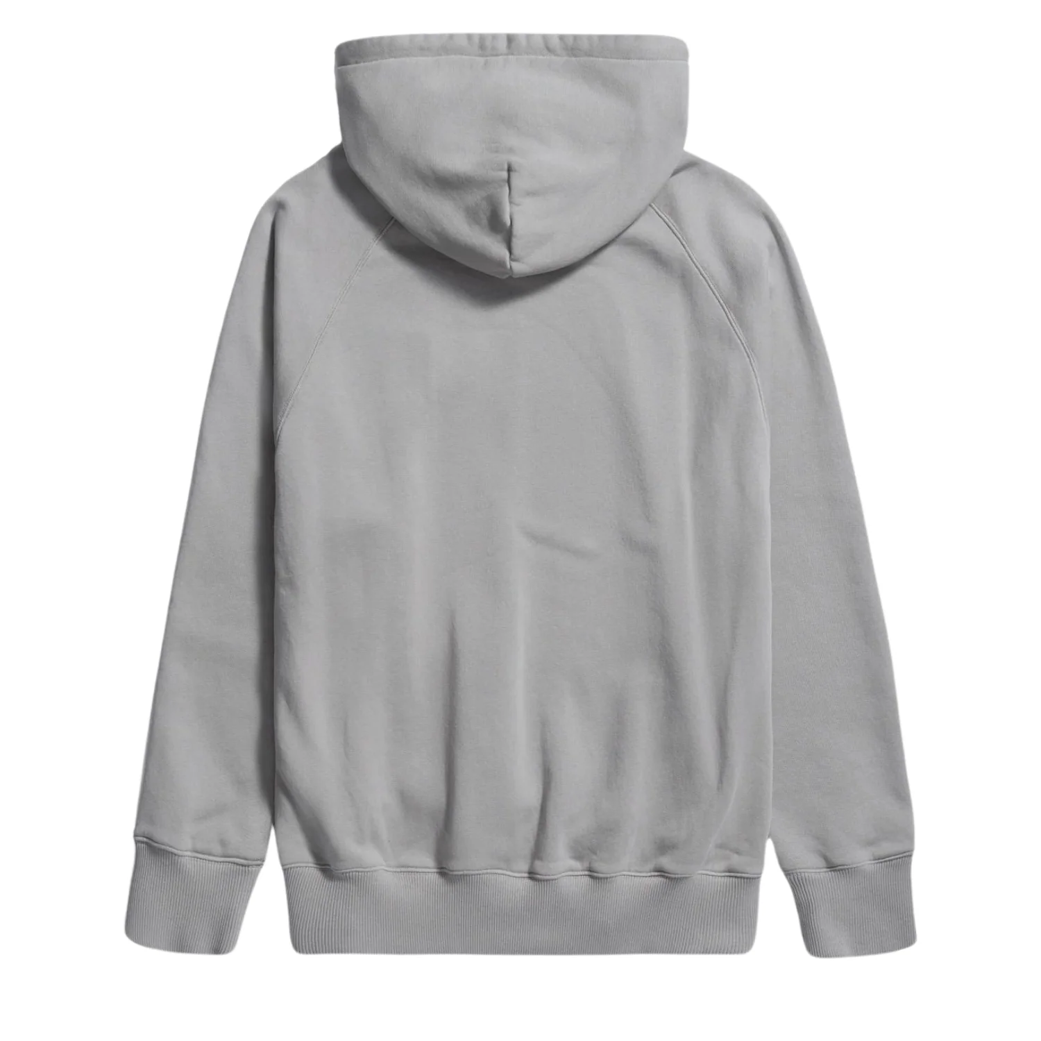 Marten Relaxed Organic Raglan N Patch Hoodie - Weather Grey - Image 2