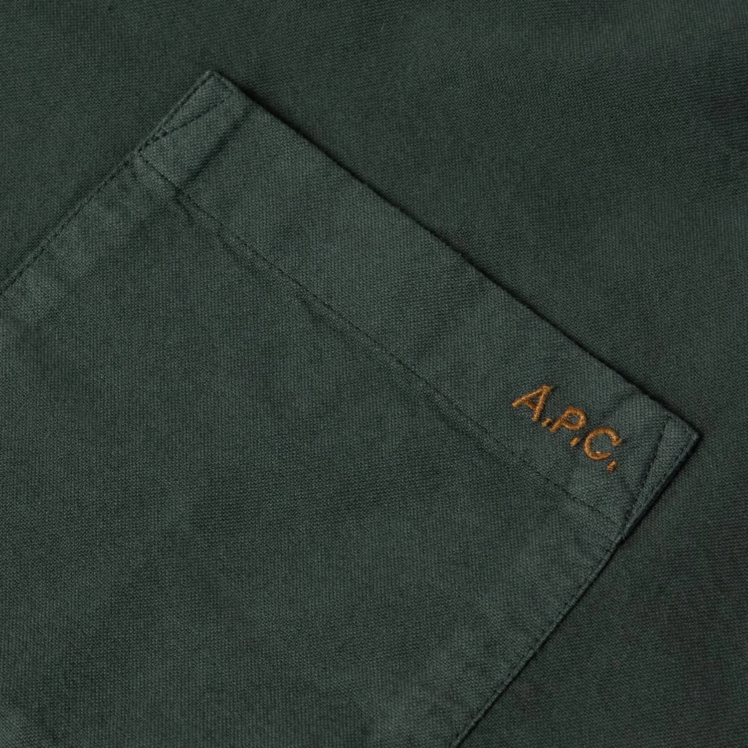 Chemise Mateo Logo Shirt - Dark Green - Image 4