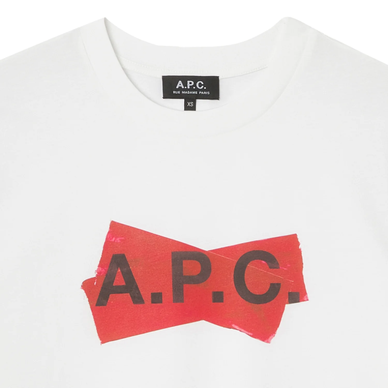 Manches Scotch Rouge T-Shirt - White - Image 2