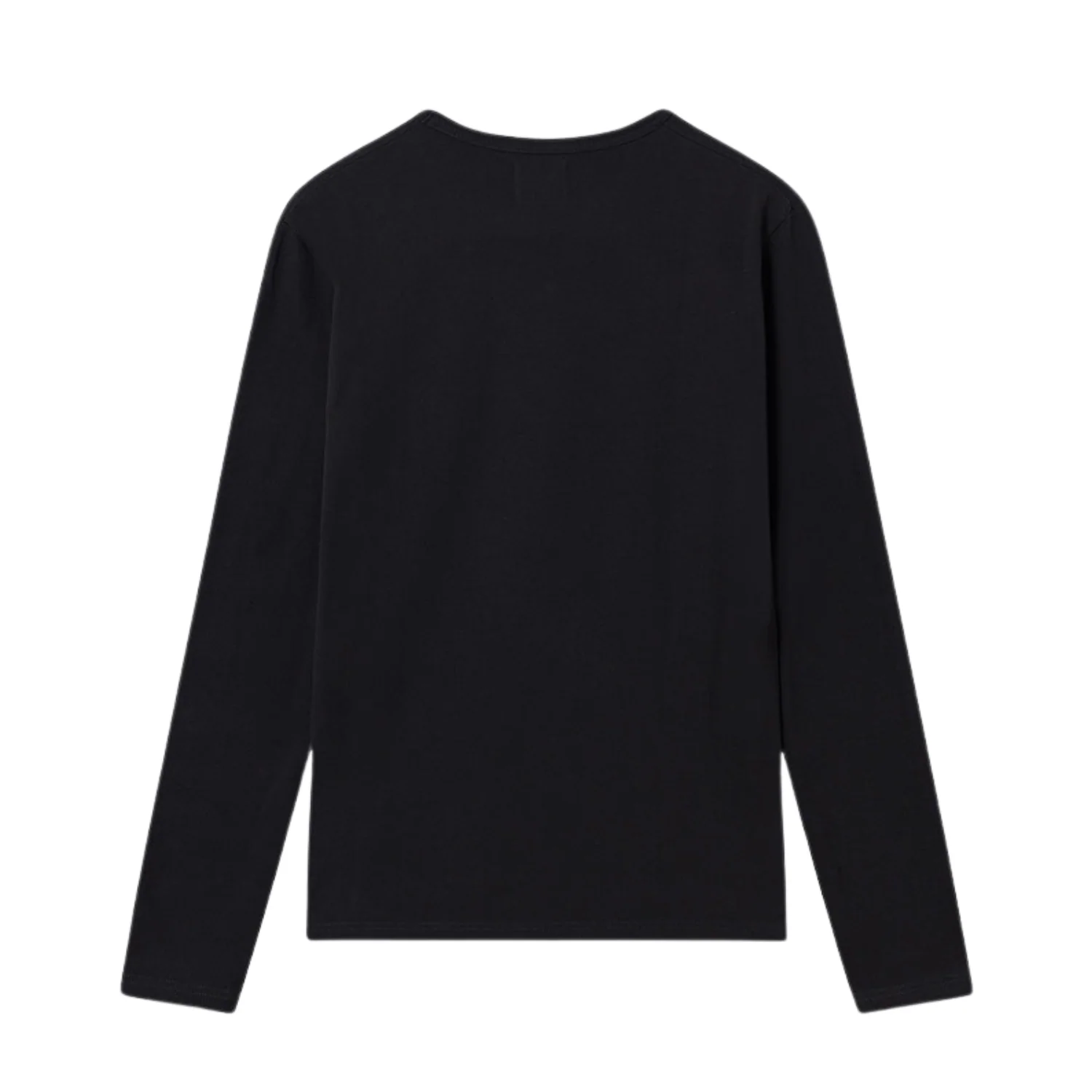 Mel Long Sleeve GOTS Double A Black logo- Black - Image 2