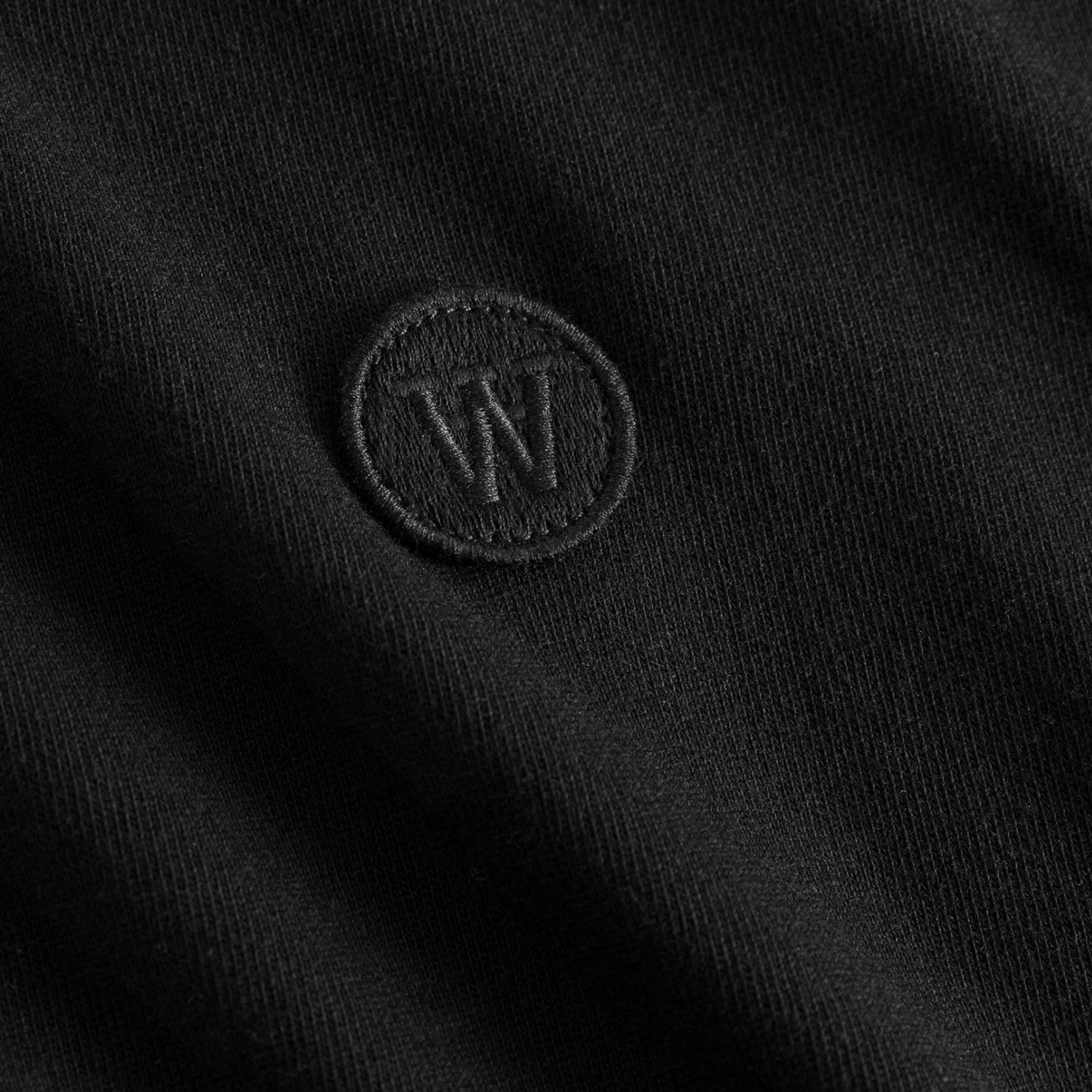 Mel Long Sleeve GOTS Double A Black logo- Black - Image 4