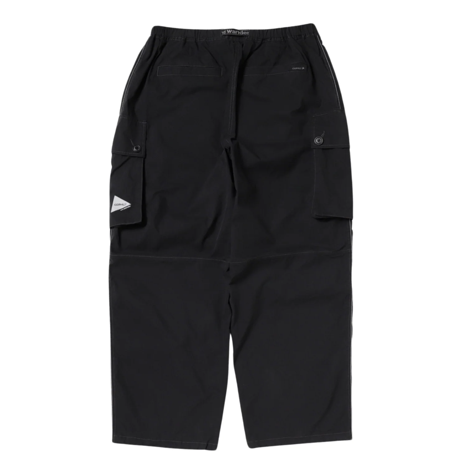 Gramicci x and wander Military Wide Pant - Black - Image 2