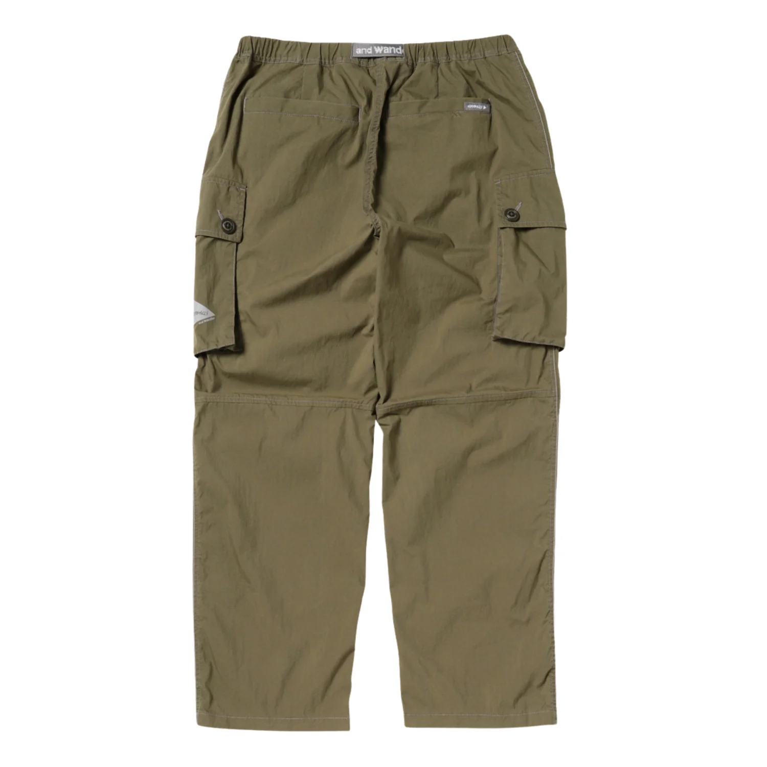 Gramicci x and wander Military Wide Pant - Khaki - Image 2