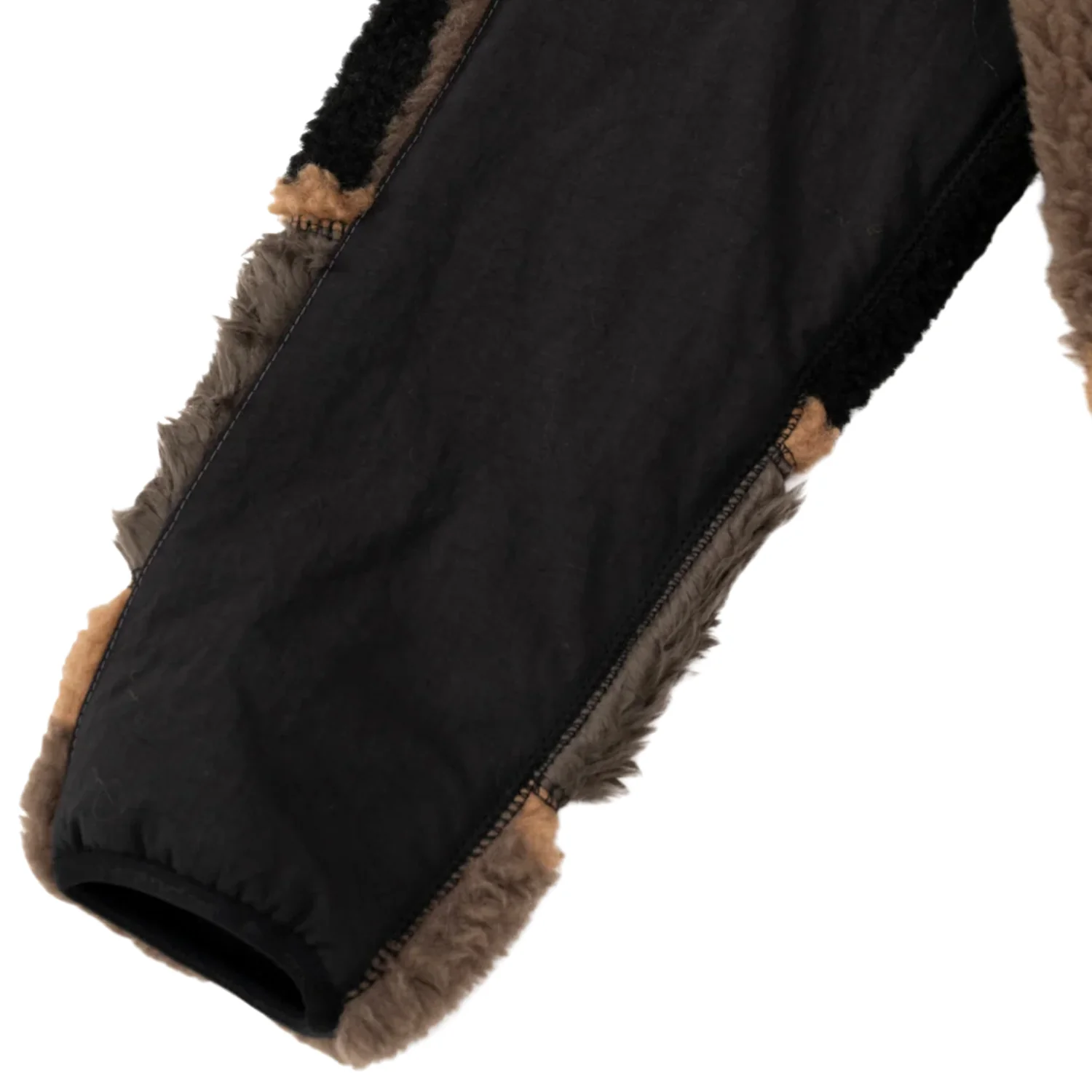 Mix Boa Jacket - Brown - Image 6