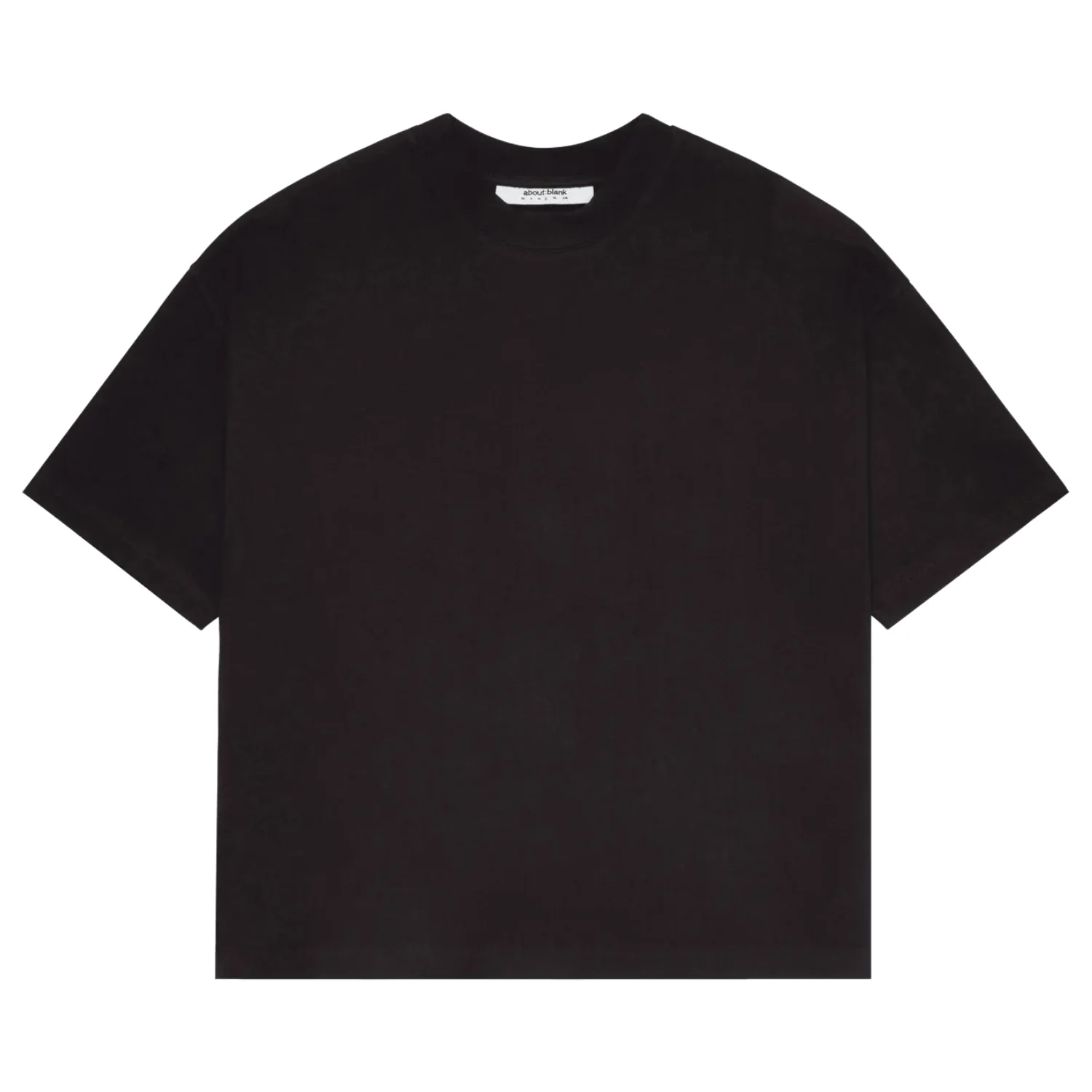 Mock Neck T-Shirt - Black/Ecru - Image 2