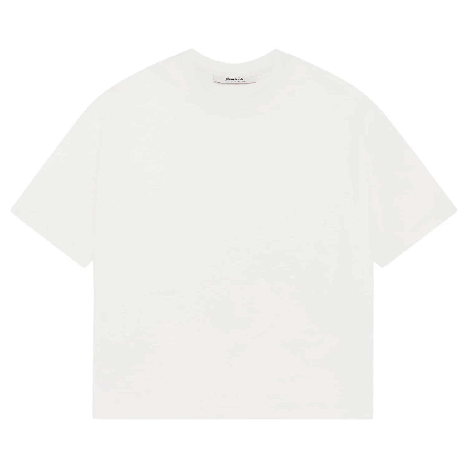 Mock Neck  T-Shirt - Oat/Black - Image 2