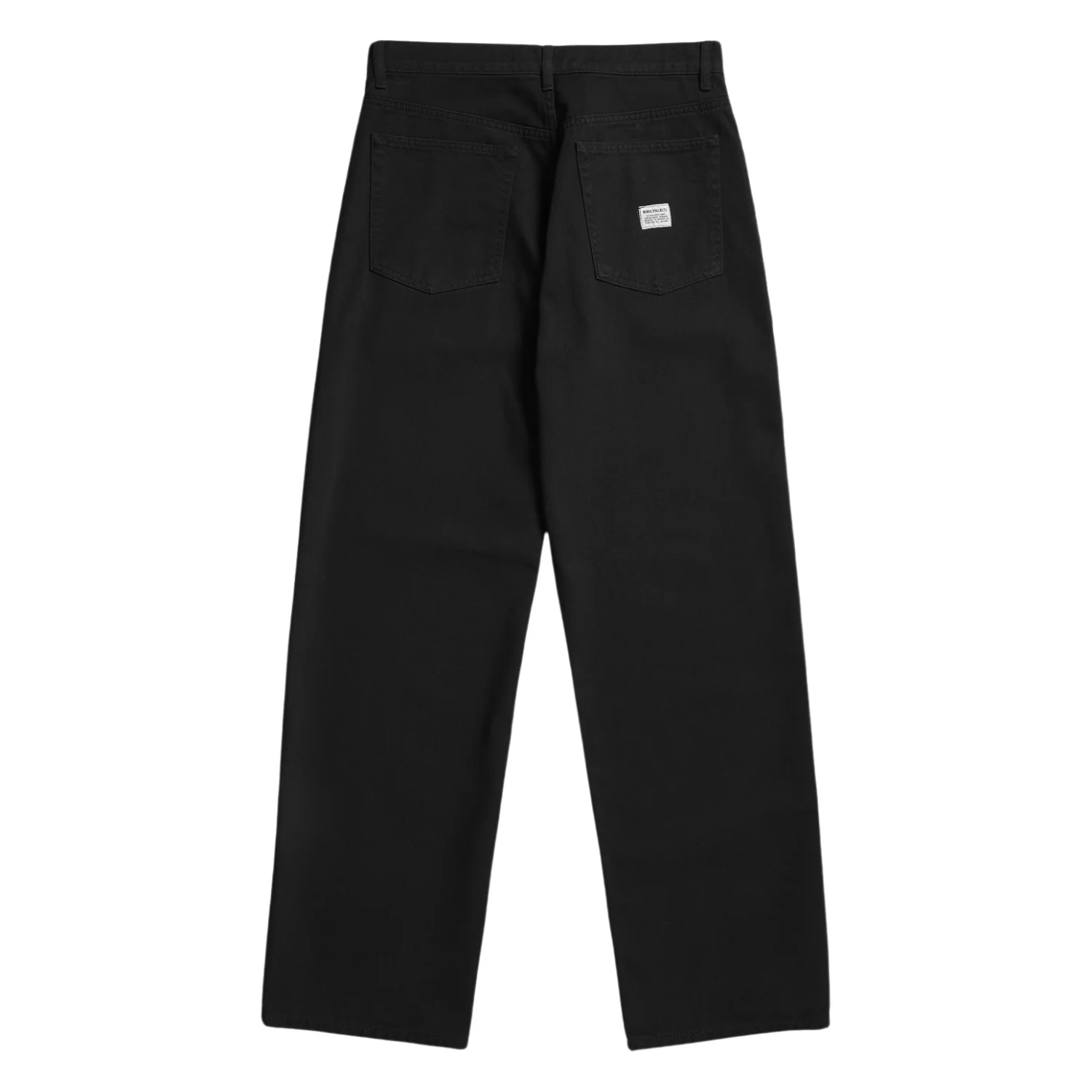 Mogens Relaxed 5 Pocket Heavy Twill - Black - Image 2