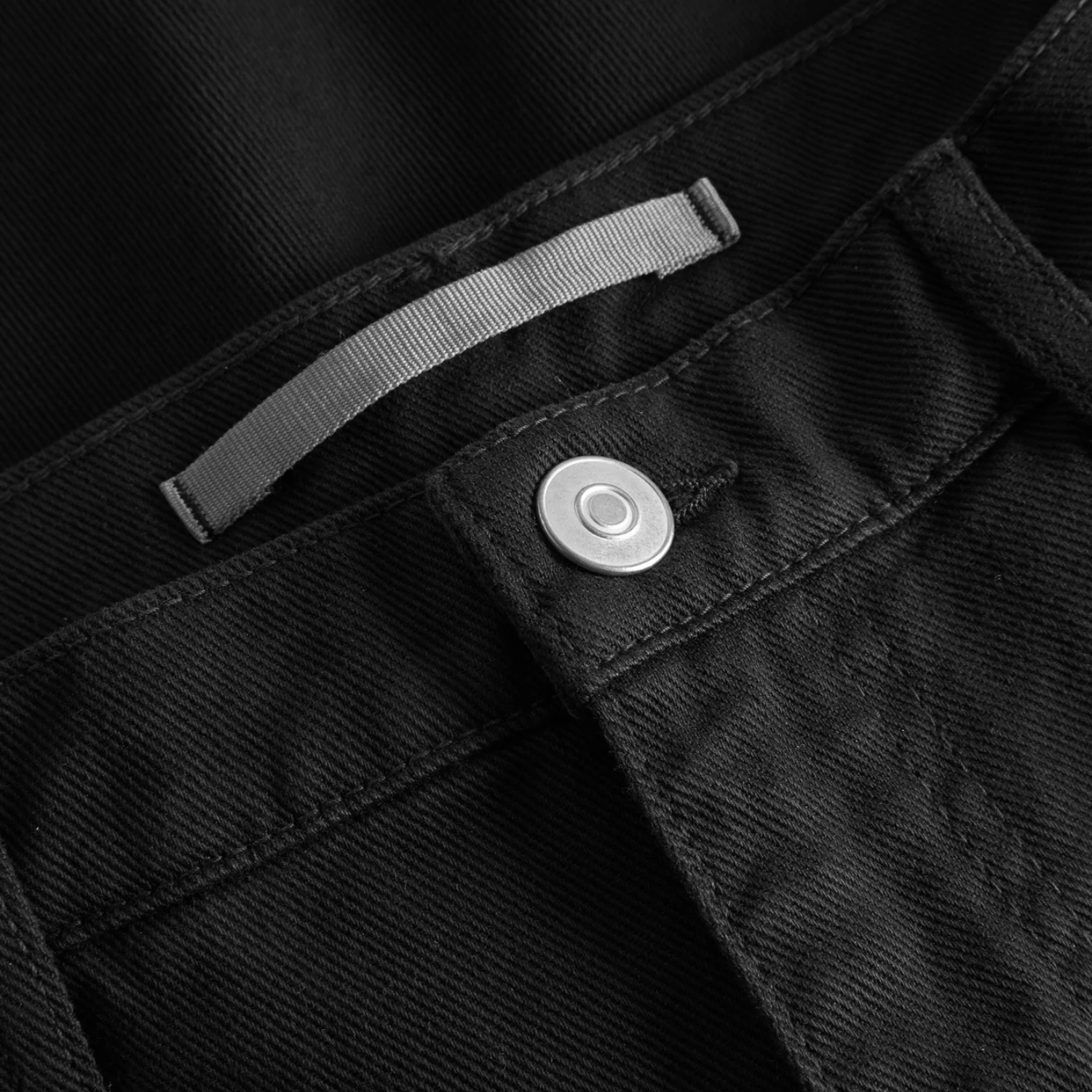 Mogens Relaxed 5 Pocket Heavy Twill - Black - Image 3