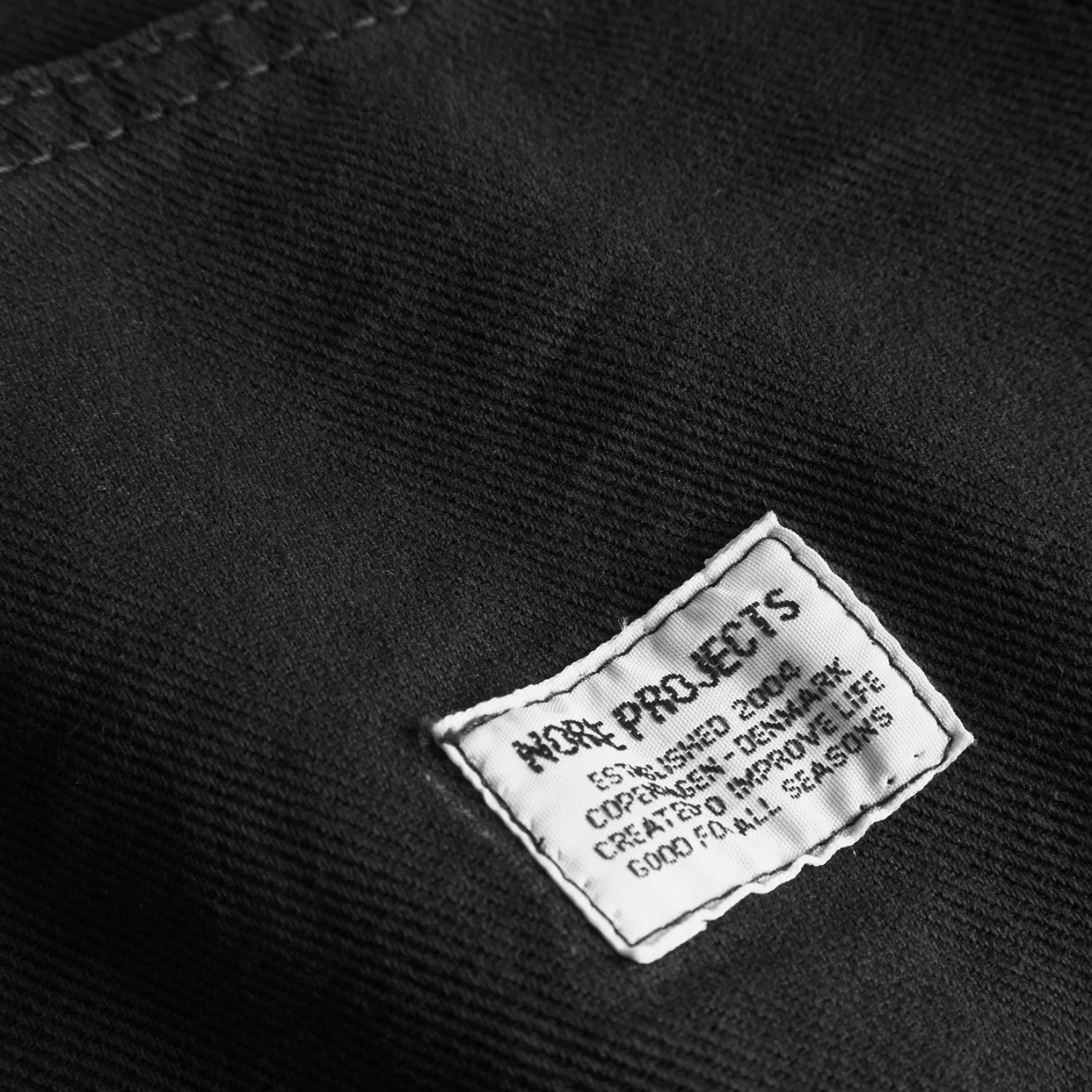 Mogens Relaxed 5 Pocket Heavy Twill - Black - Image 5