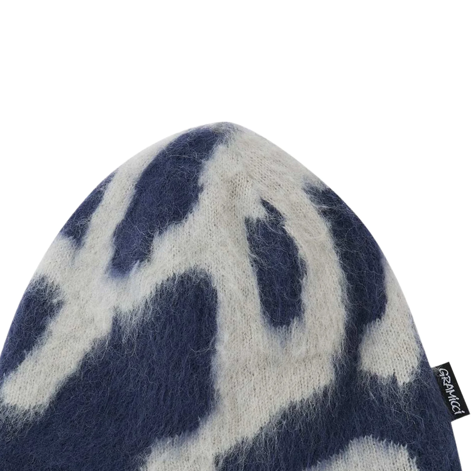 Mohair Burly Runningman Beanie - Midnight - Image 2