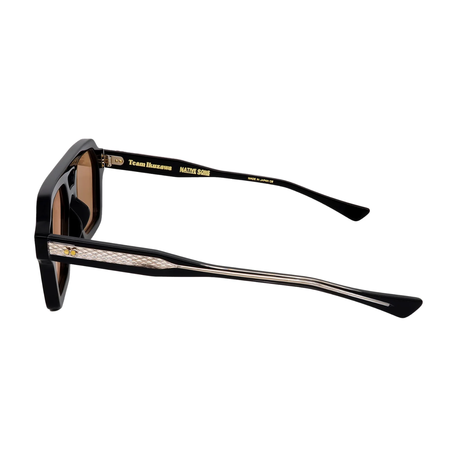 Native Sons x Team Ikuzawa Sunglasses - Black - Image 3