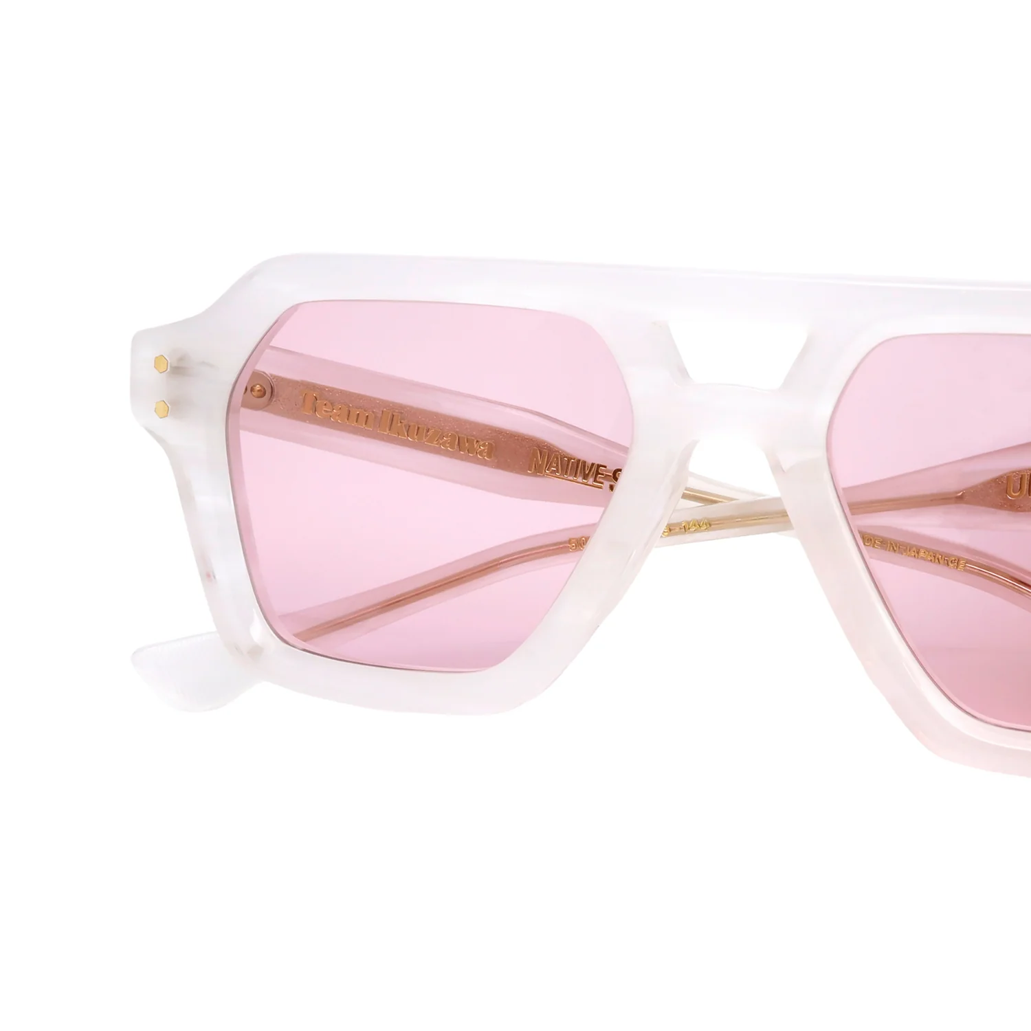 Native Sons x Team Ikuzawa Sunglasses - White - Image 3