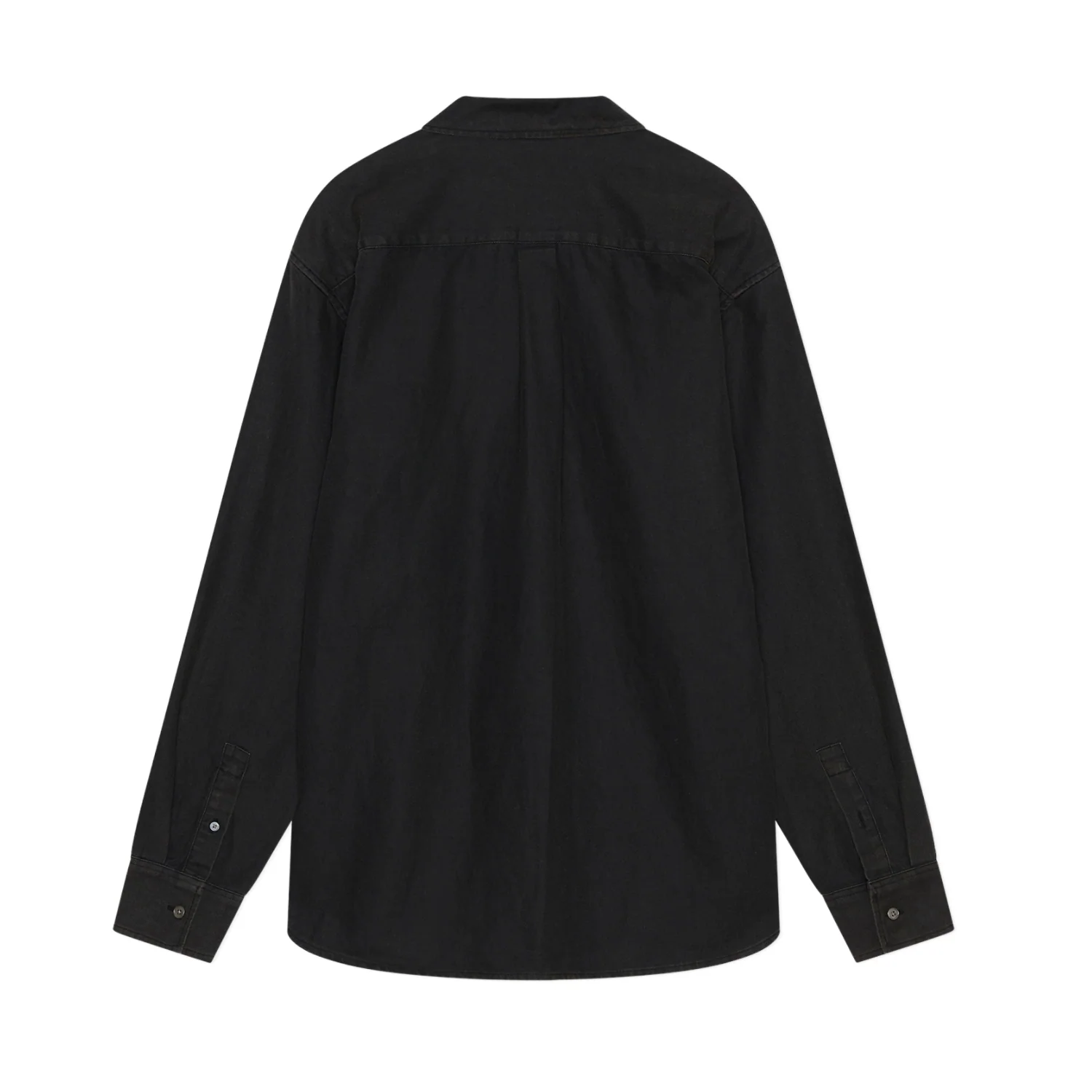 Nico Pleated Shirt - Black - Image 2