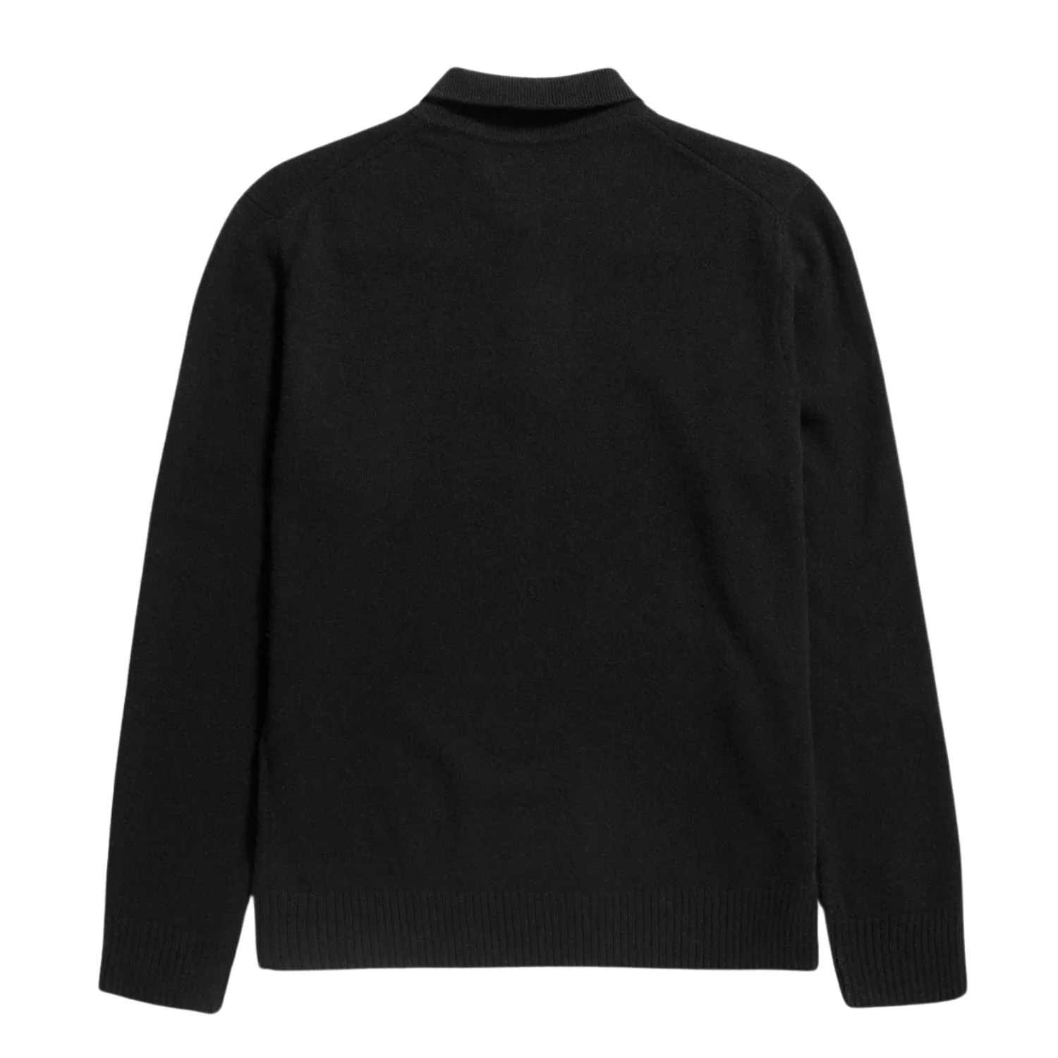 Norse Standard Merino Lambswool Polo - Black - Image 2