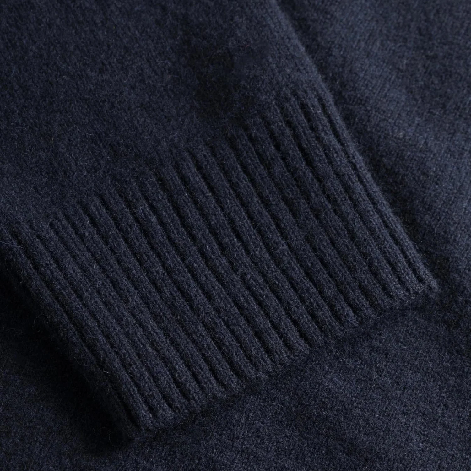 Norse Standard Merino Lambswool Polo - Dark Navy - Image 4