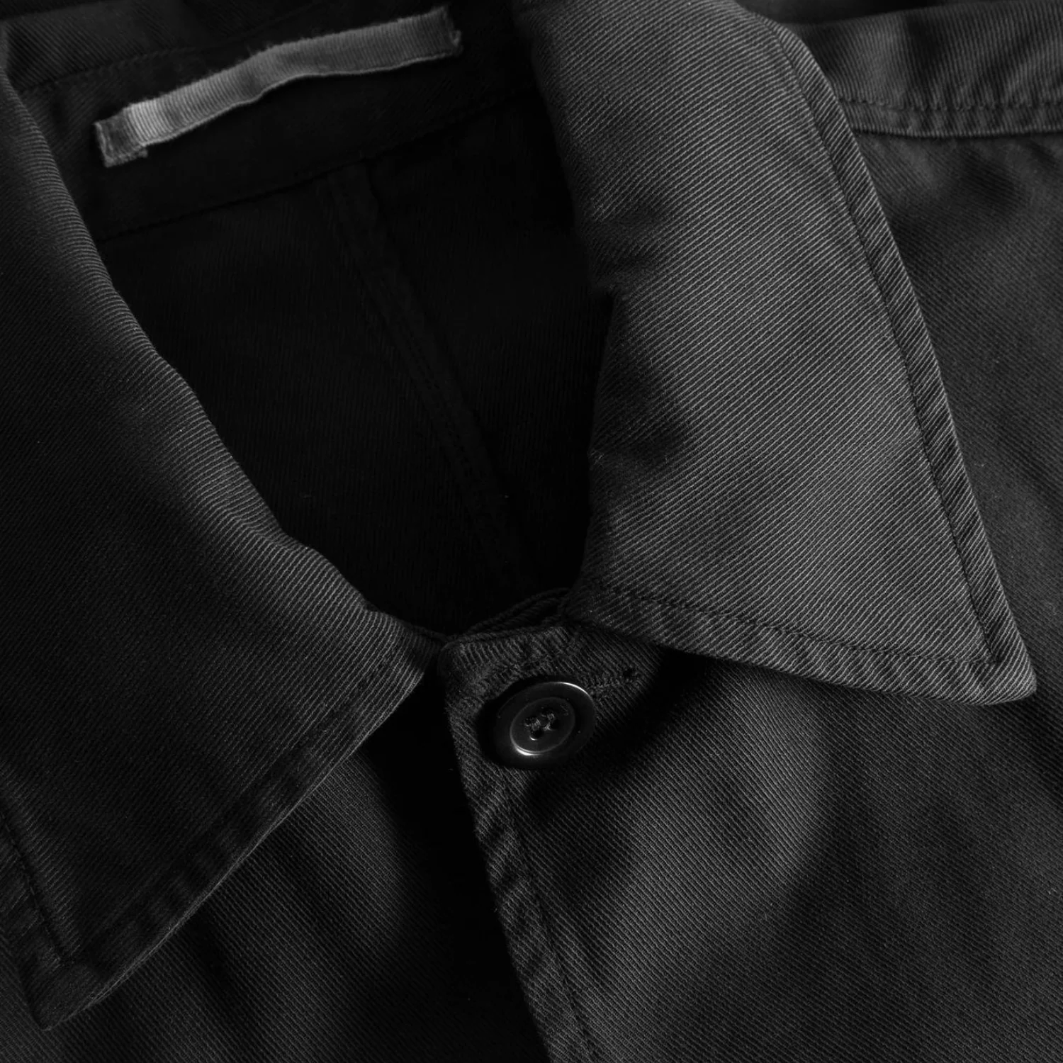 Norse Standard Twill Overshirt - Black - Image 3
